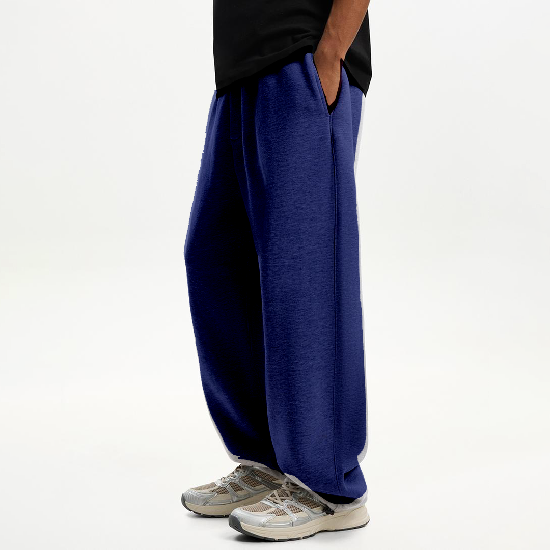 Navy Blue Baggy Sweatpants