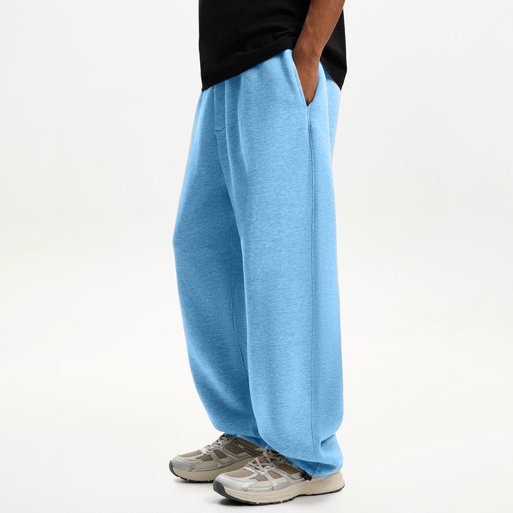 Aqua Blue Baggy Sweatpants