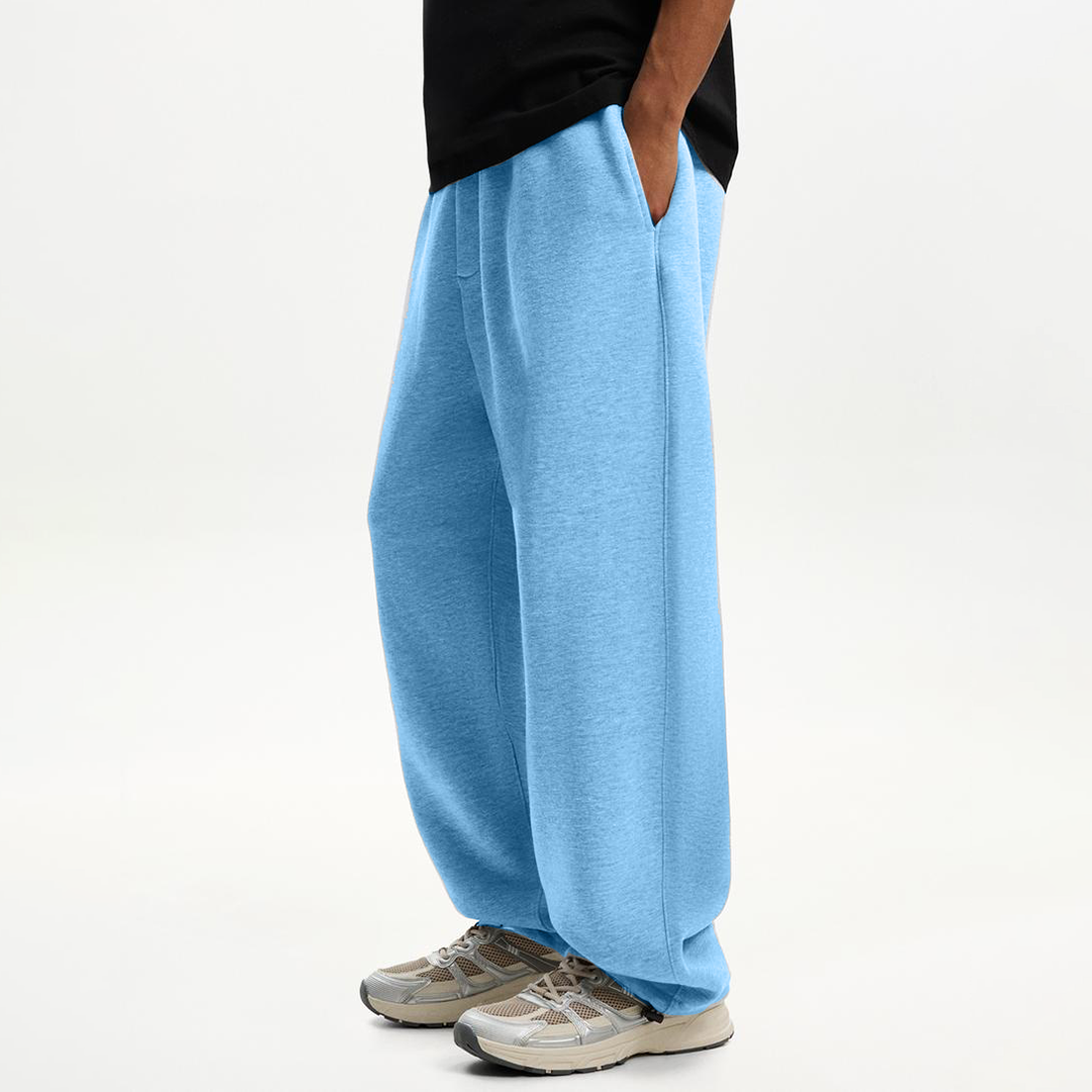 Aqua Blue Baggy Sweatpants
