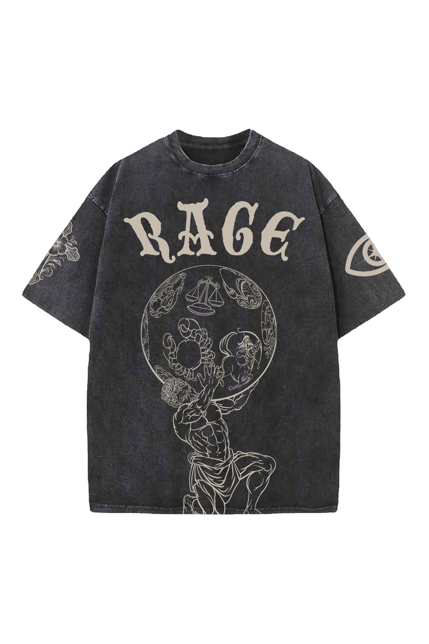 Rage Designed Oversized T-shirt