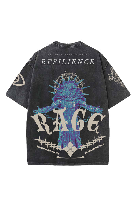 Rage Designed Oversized T-shirt