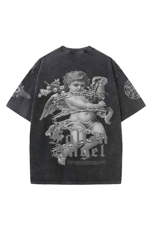 Fallen Angel Designed Oversized T-shirt