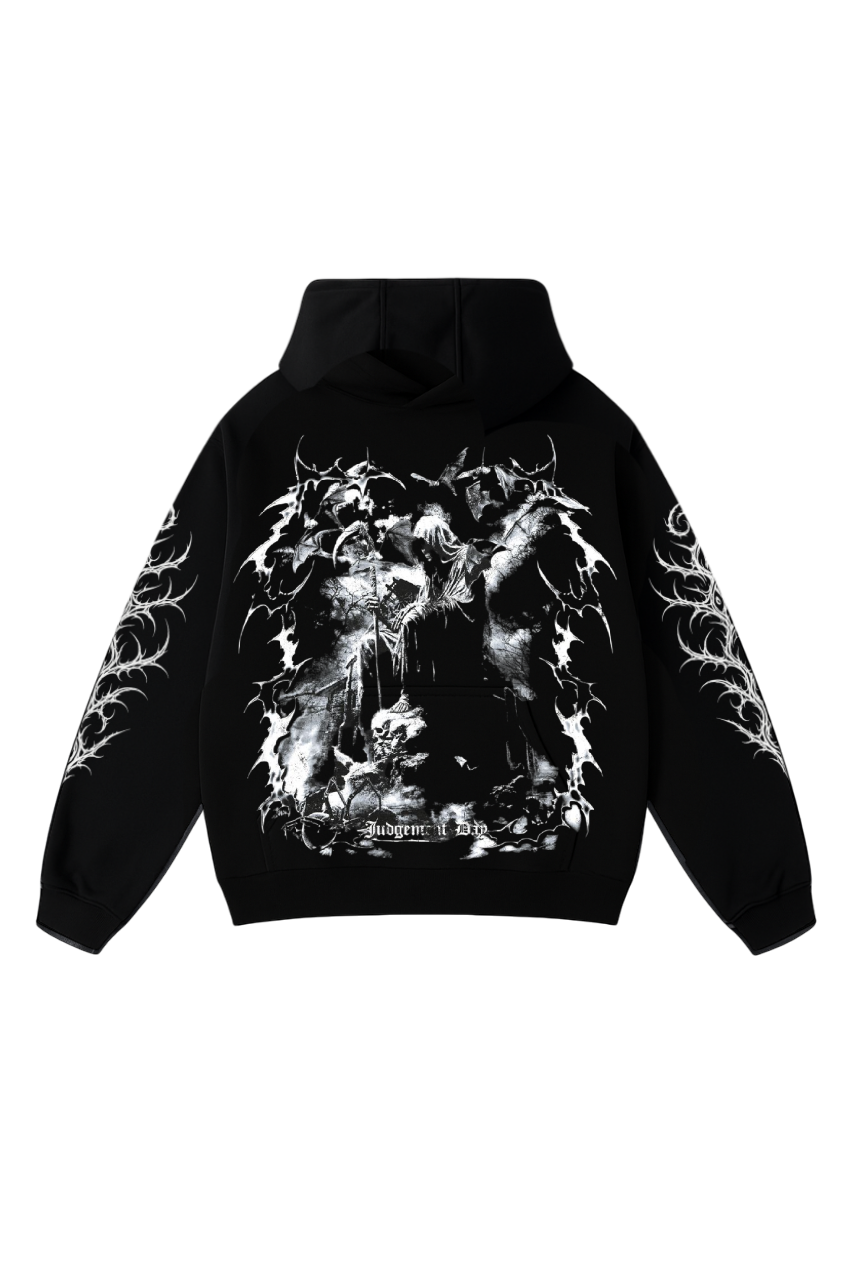 BLOODMOON ACID WASH HOODIE