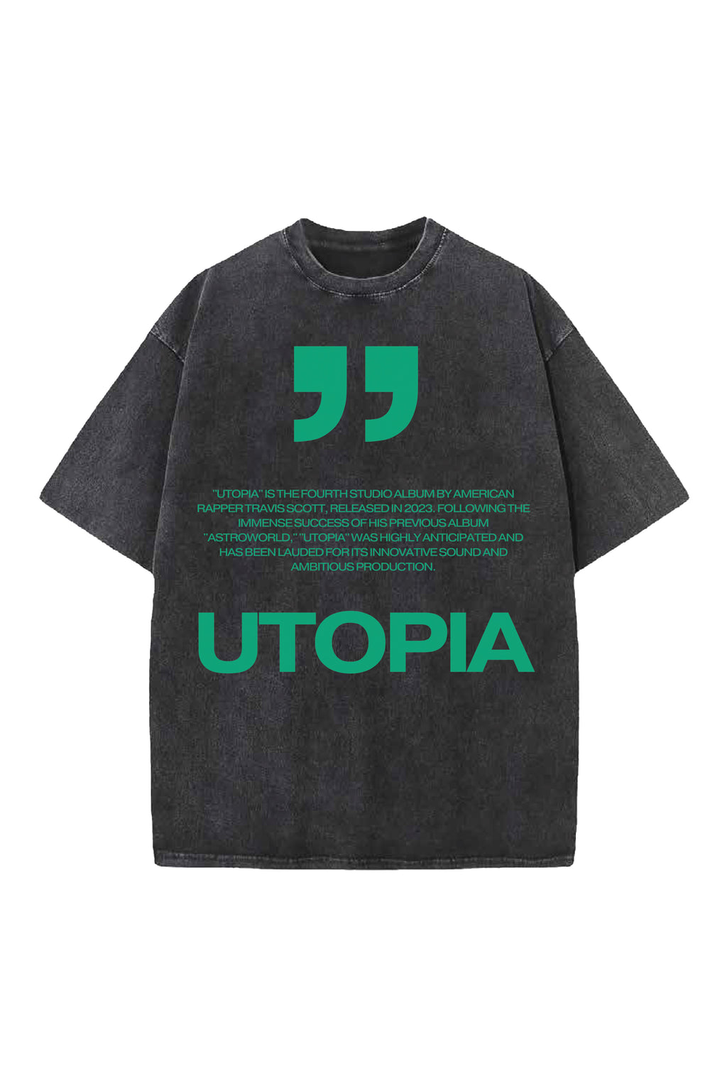 Utopia Designed Oversized T-shirt