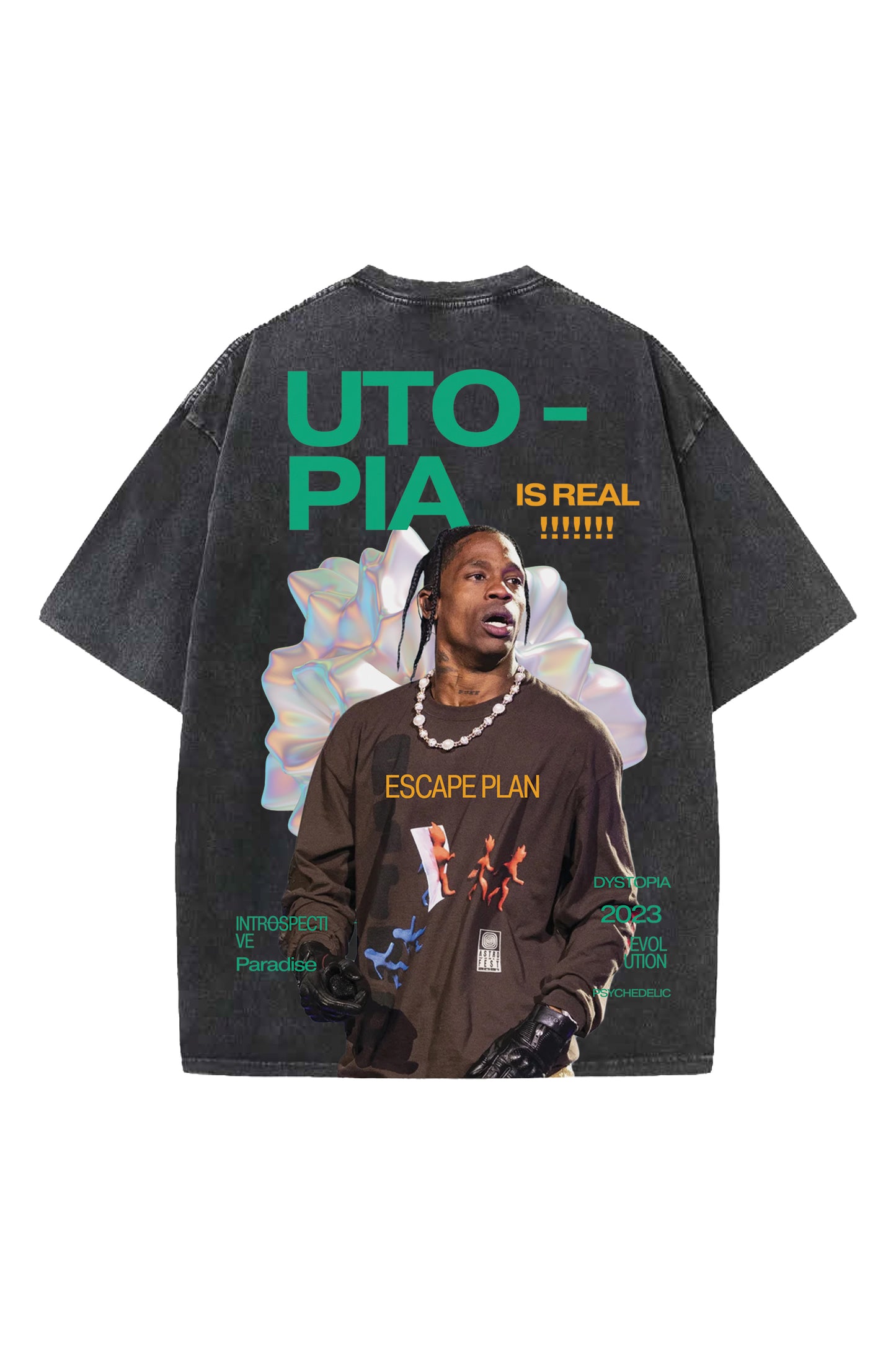 Utopia Designed Oversized T-shirt