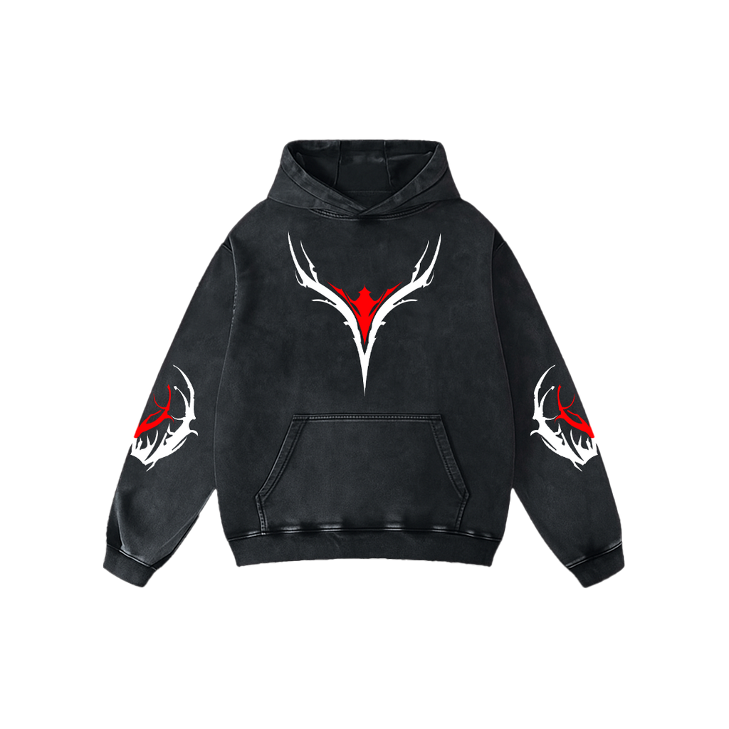 Bloodthorn Arc Oversized Hoodie
