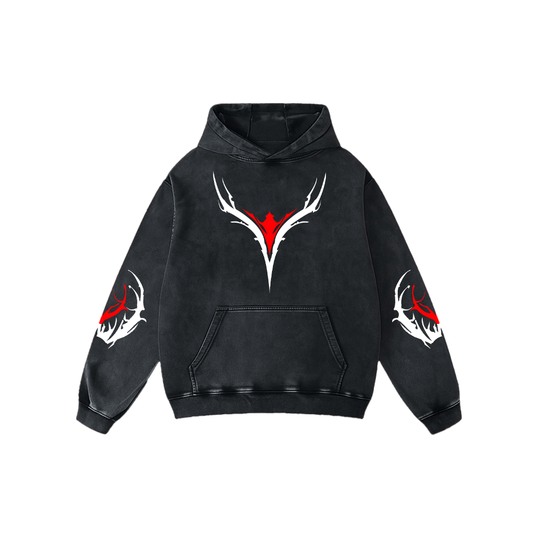 Bloodthorn Arc Oversized Hoodie