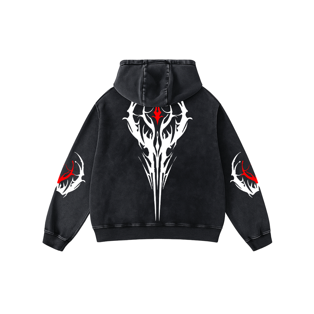 Bloodthorn Arc Oversized Hoodie