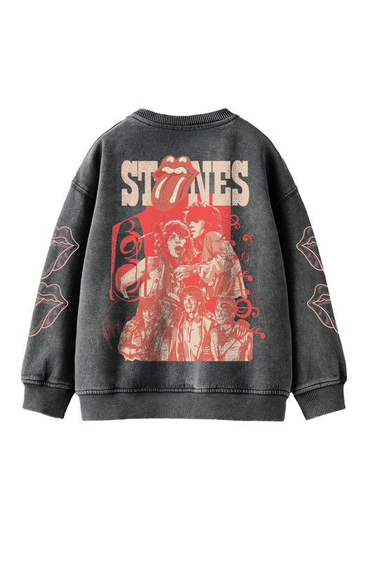 The Stones Designed Oversized Sweatshirt