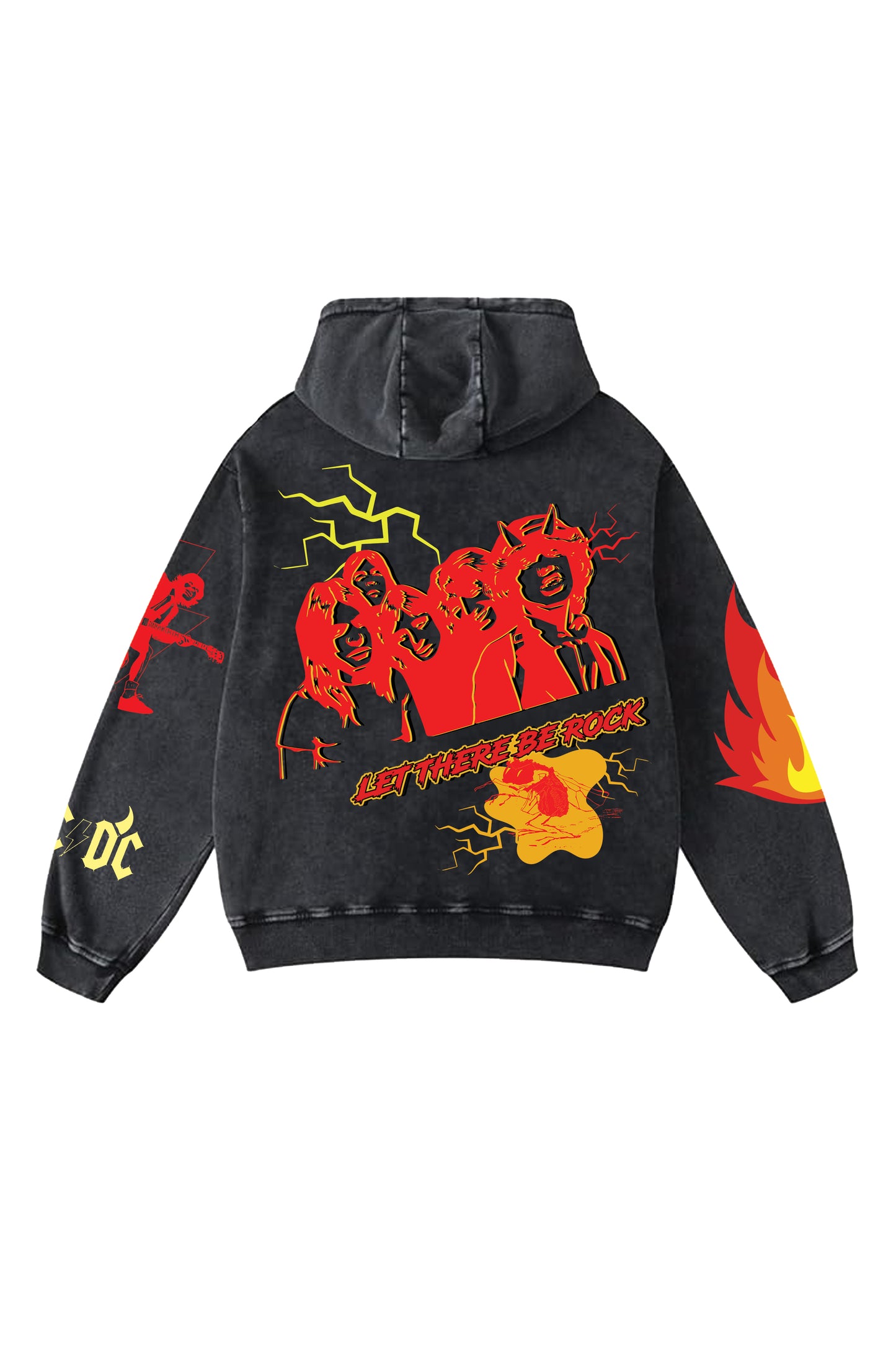 ACDC Designed Oversized Hoodie