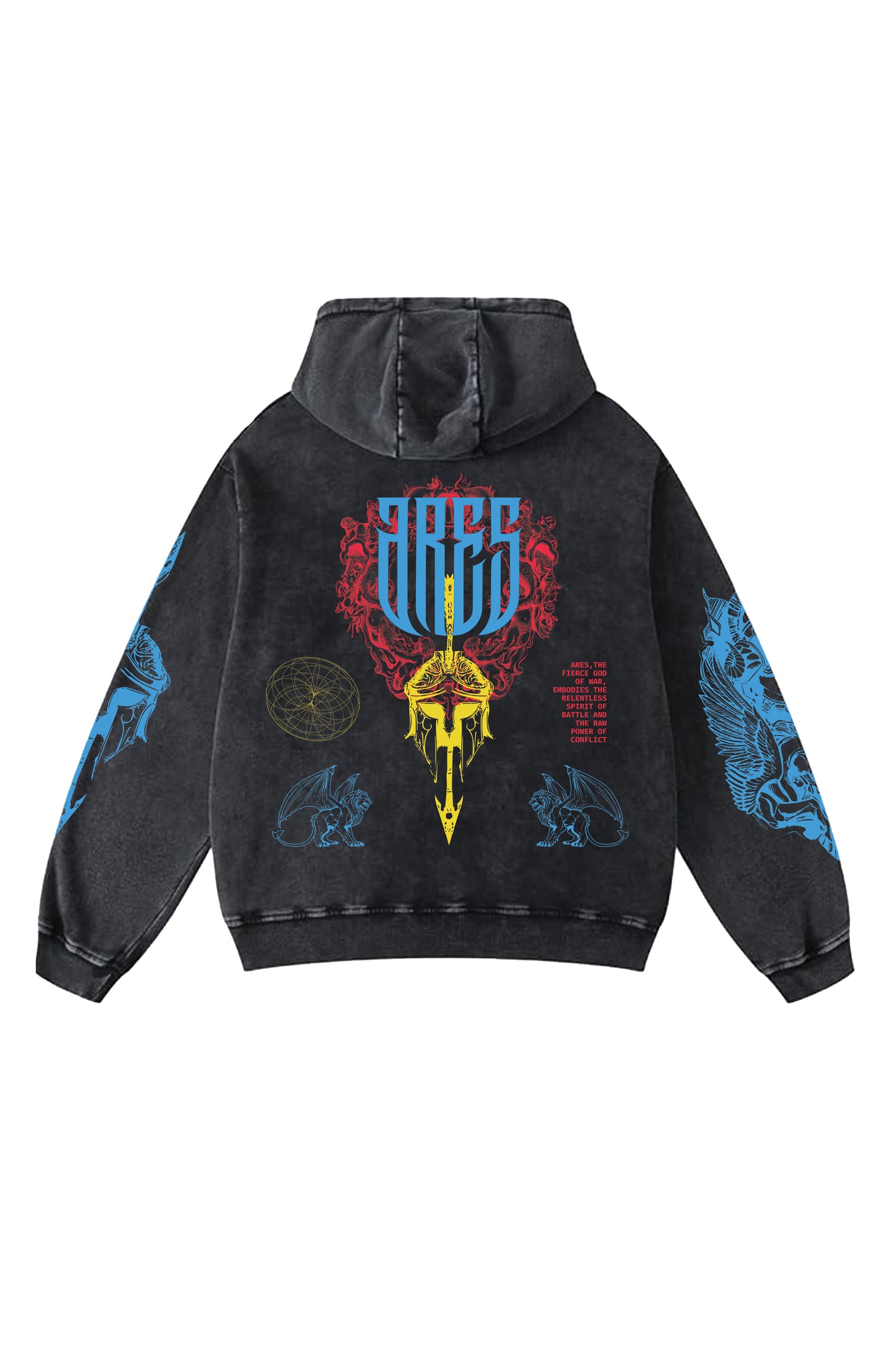 Ares Designed Oversized Hoodie