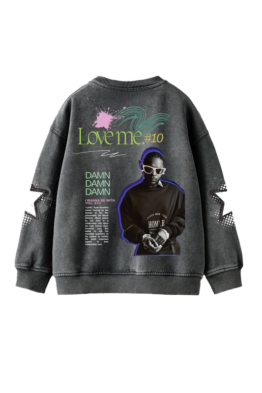 Kendrick Lamar Designed Oversized Sweatshirt