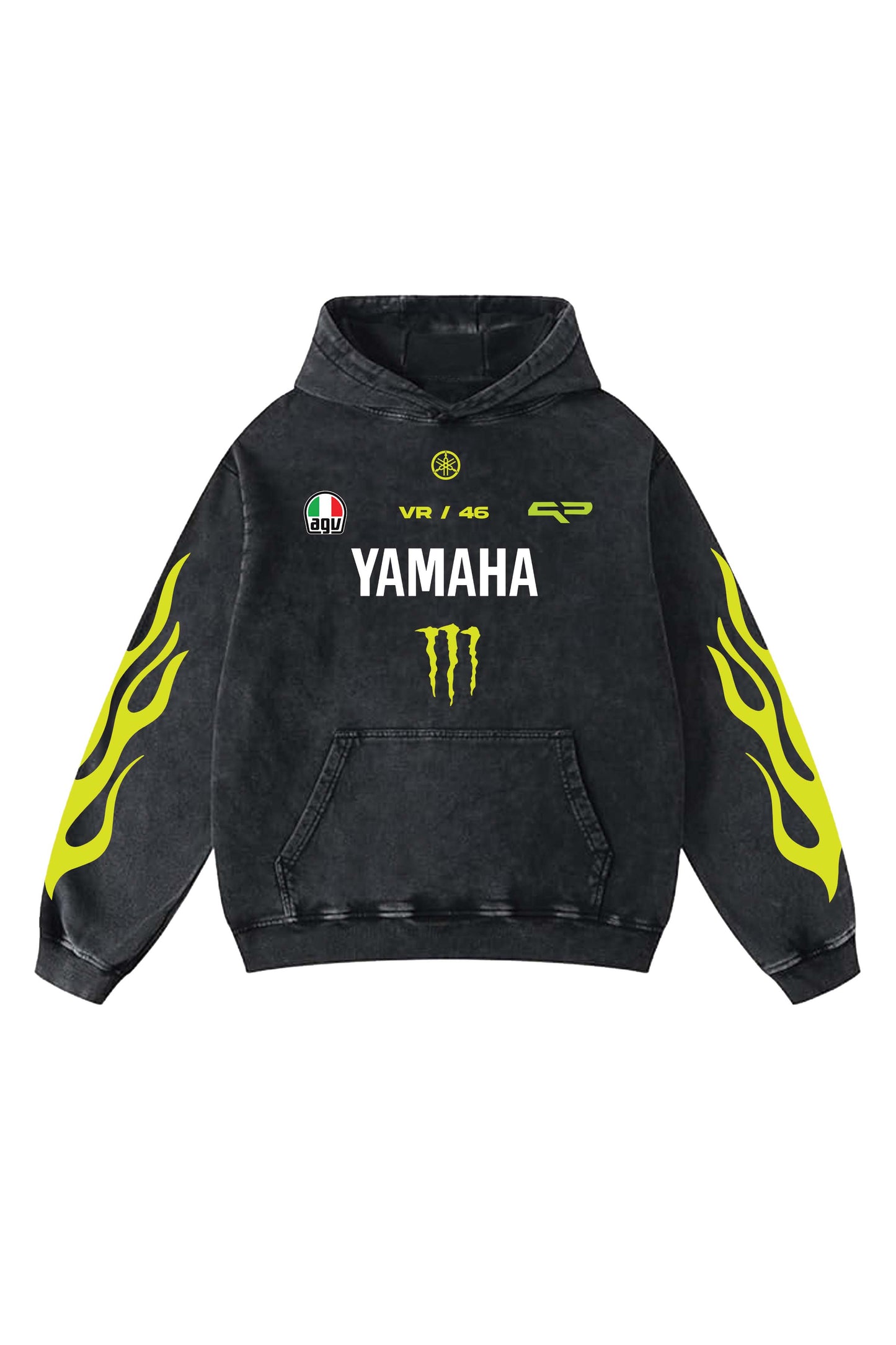 Yamaha Racing Designed Oversized Hoodie