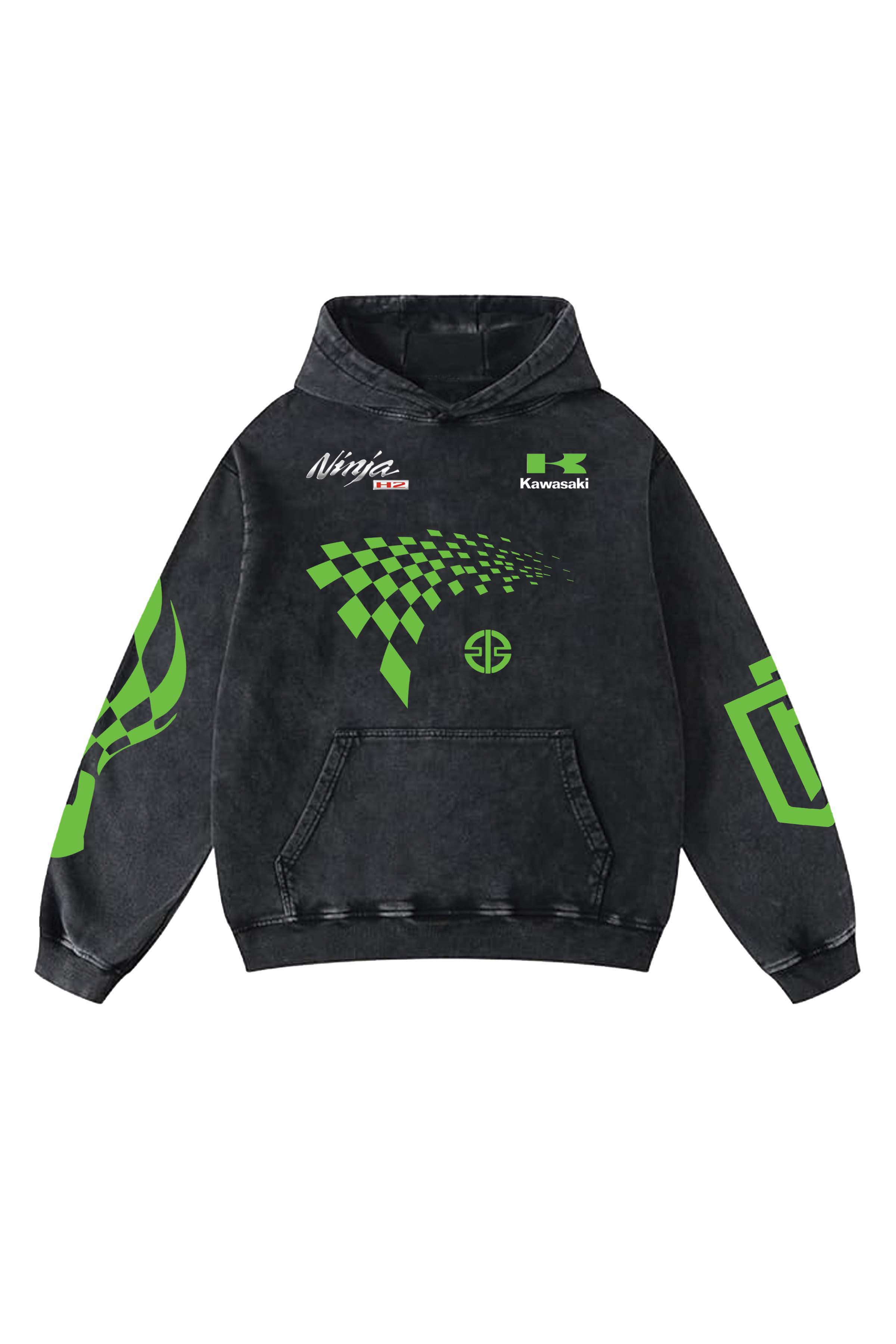 H2R Kawasaki Designed Oversized Hoodie