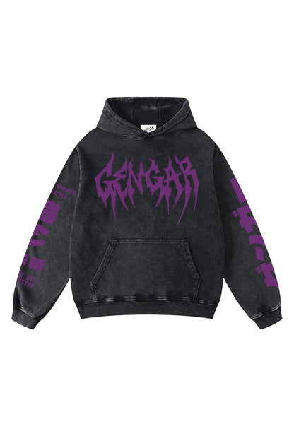 Gengar Designed Oversized Hoodie