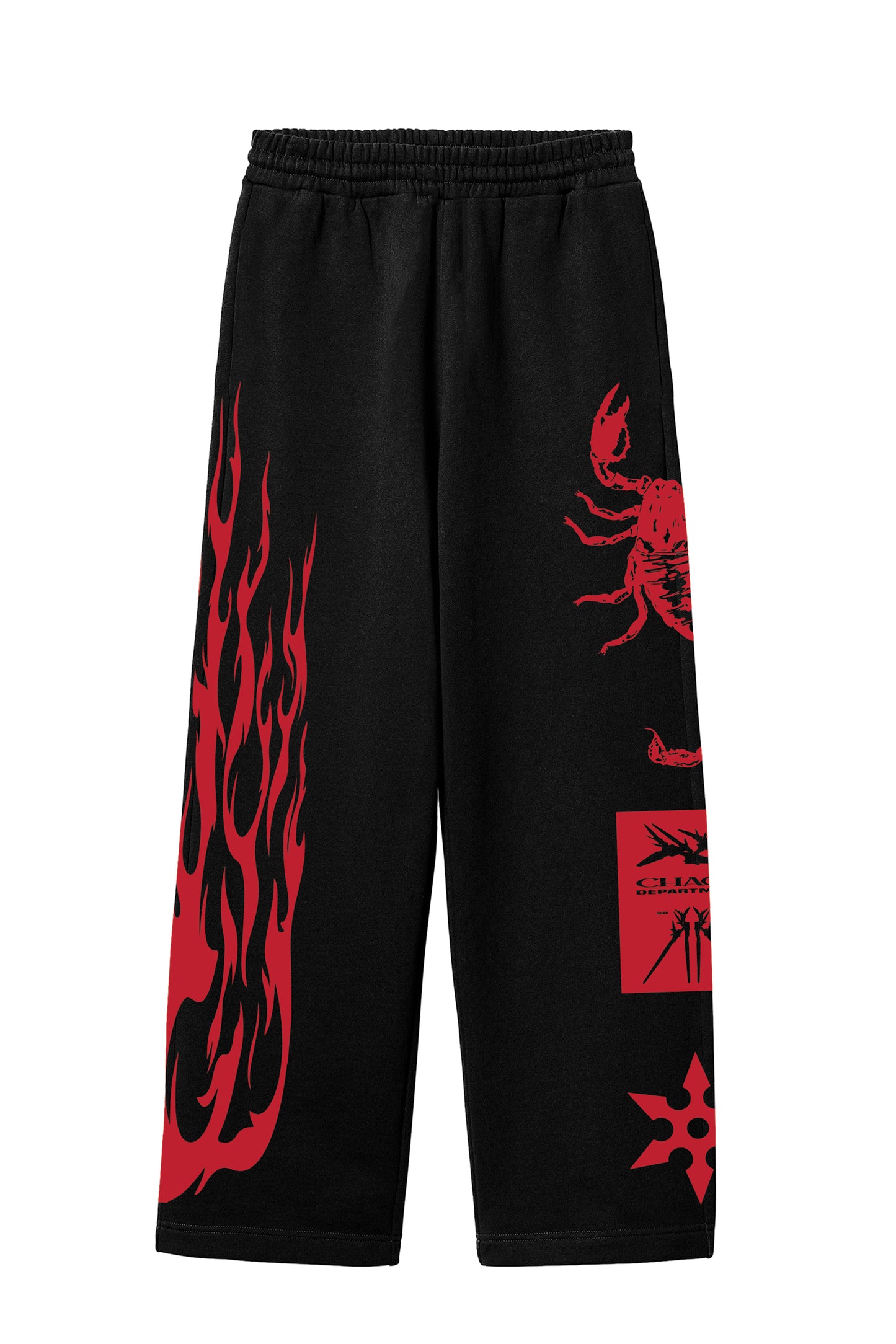 Flesh Of Anarchy Designed Oversized Pant