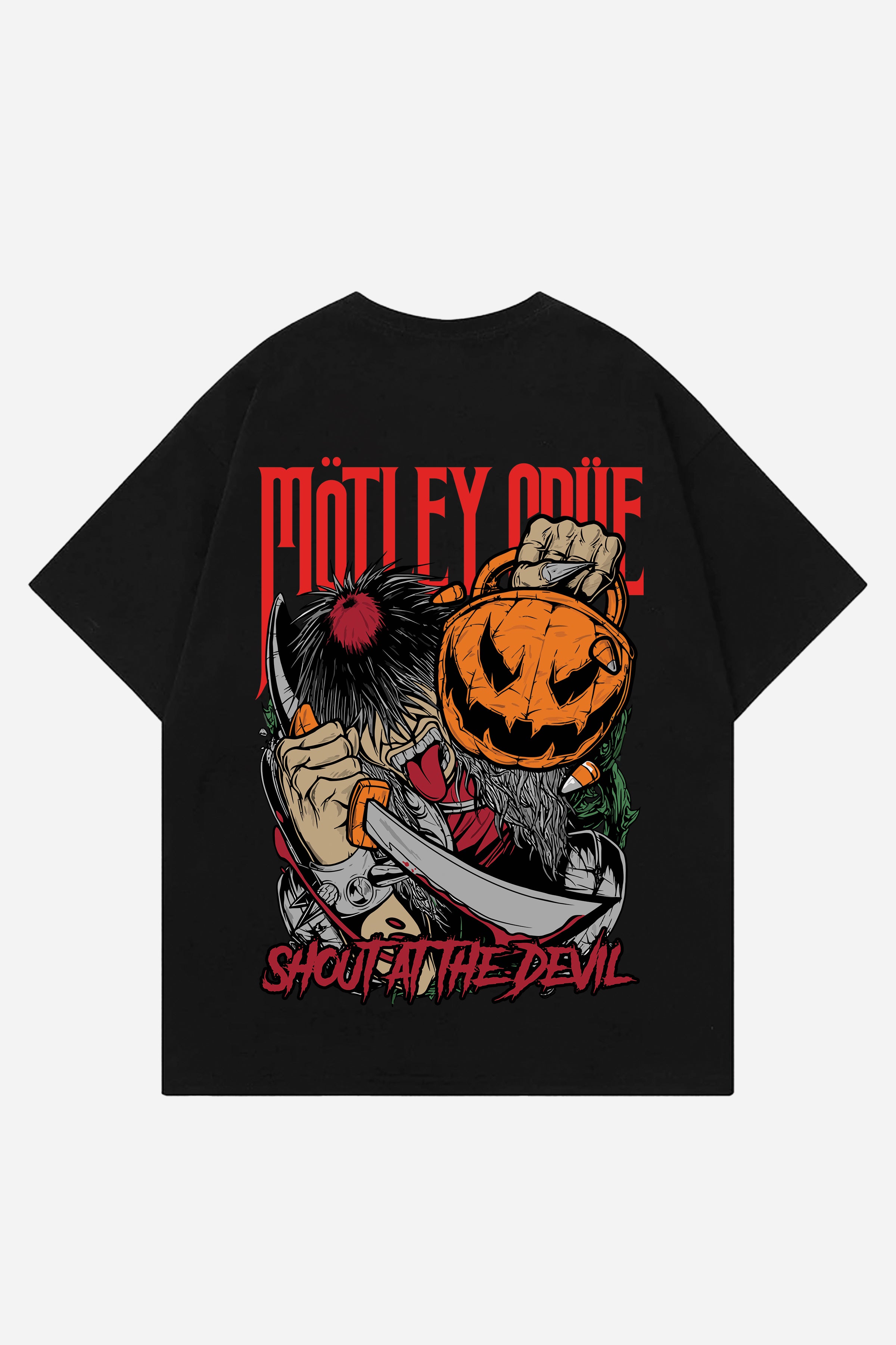 Motley Crue Designed Oversized T-shirt