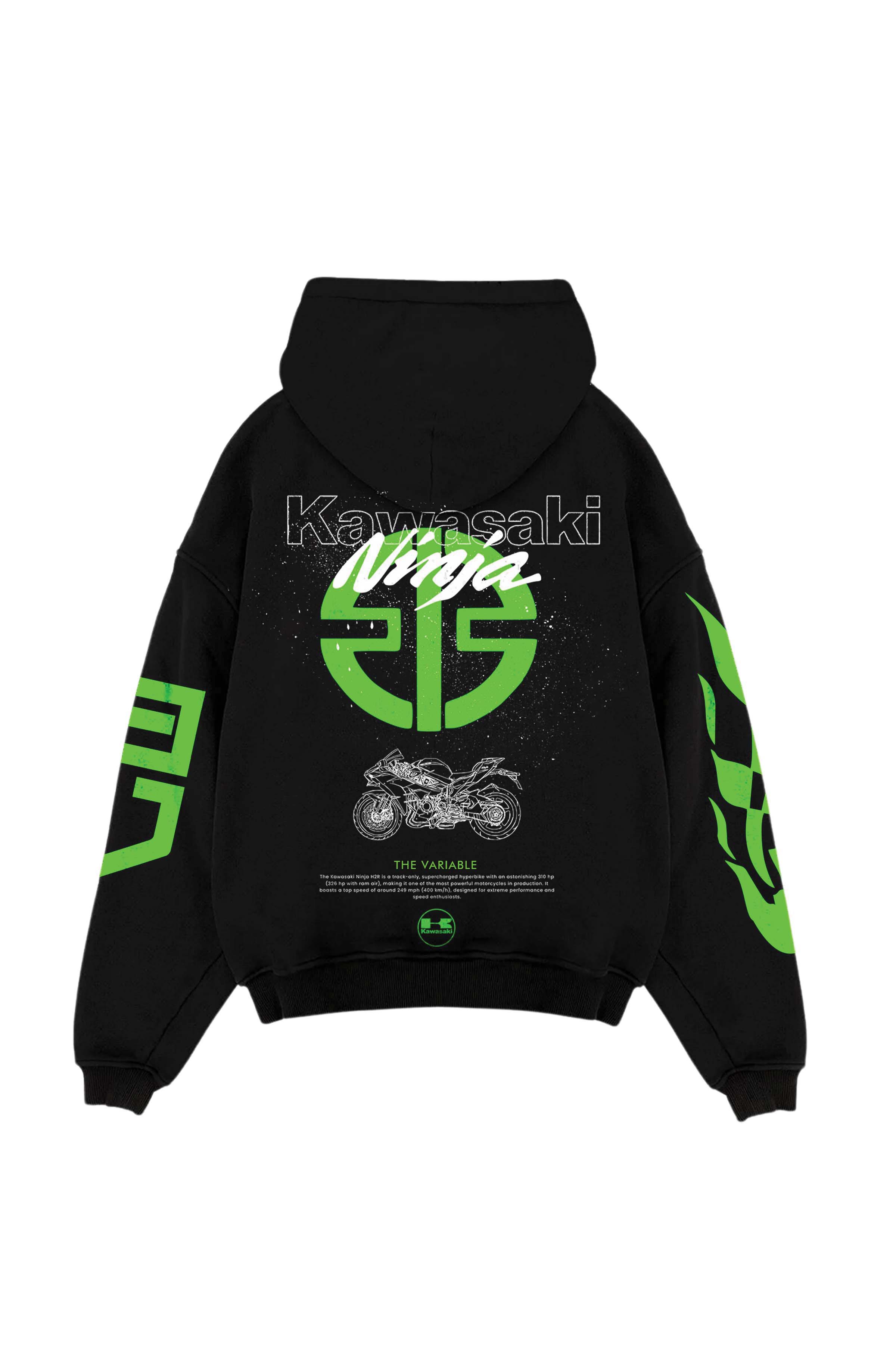 H2R Kawasaki Designed Oversized Hoodie