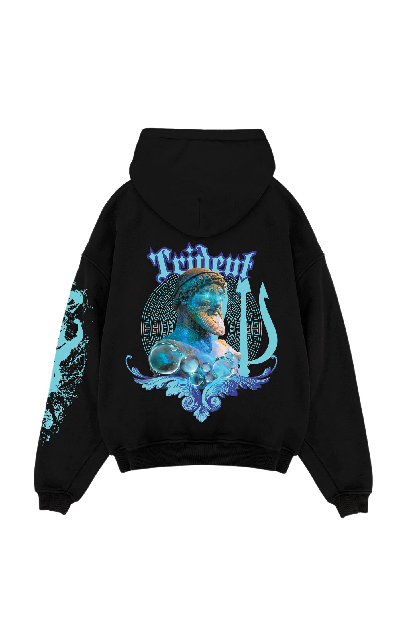 Trident Designed Oversized Hoodie