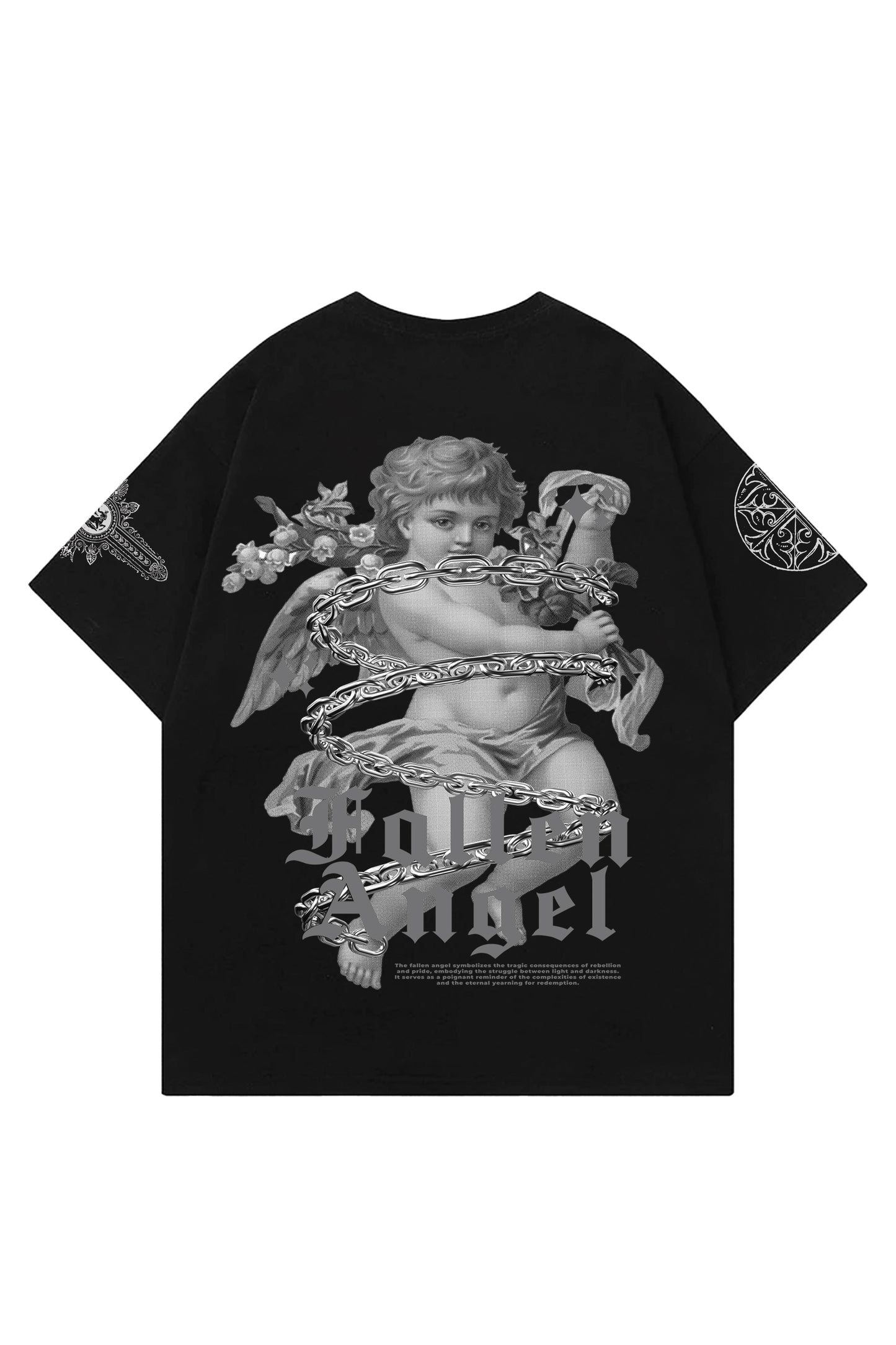 Fallen Angel Designed Oversized T-shirt