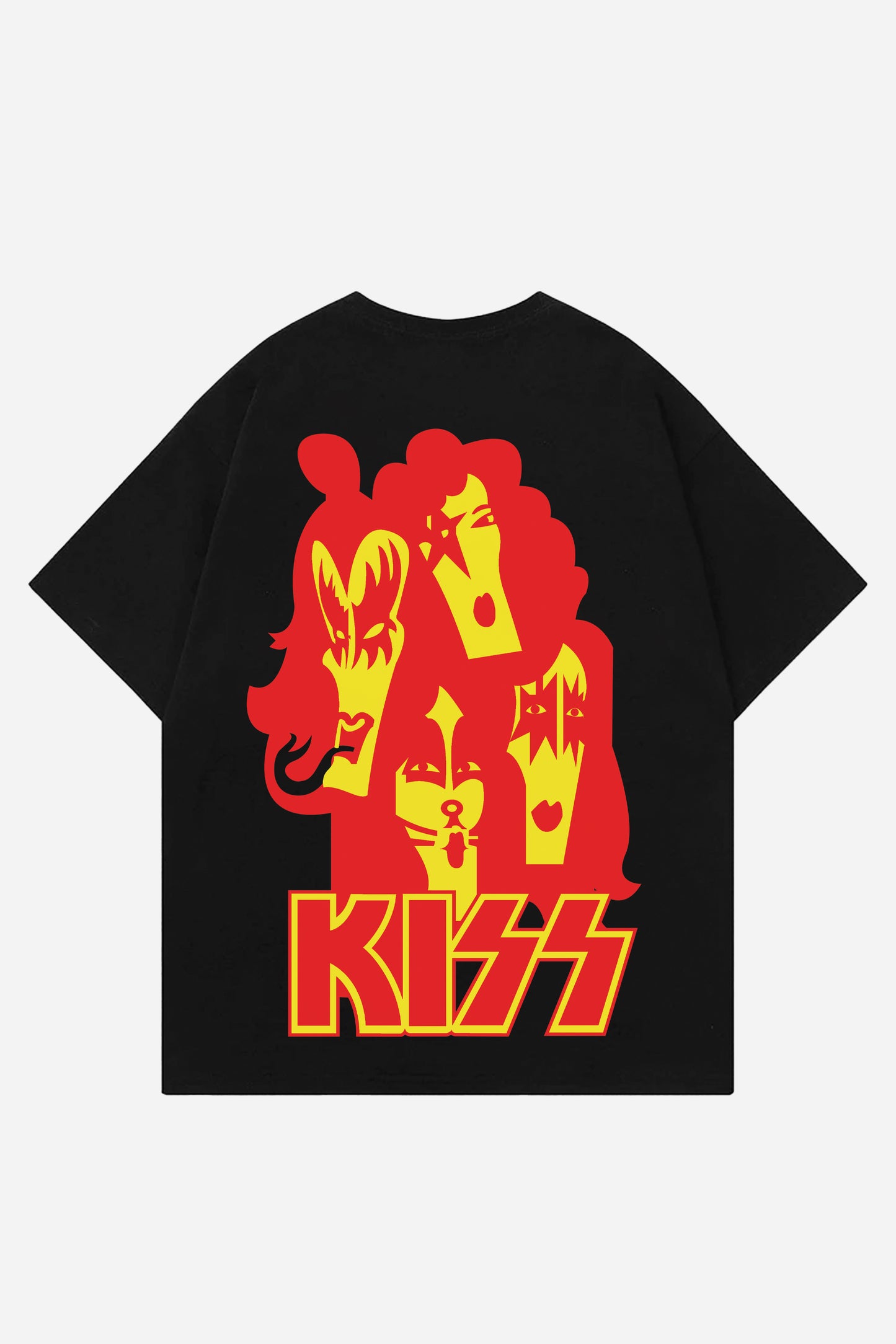 Kiss Designed Oversized T-shirt