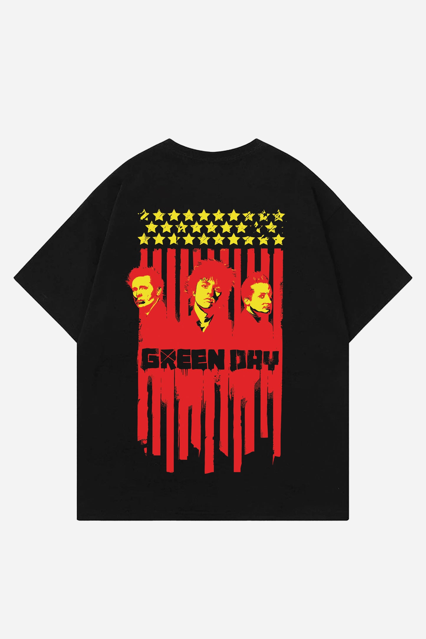 Green Day Designed Oversized T-shirt