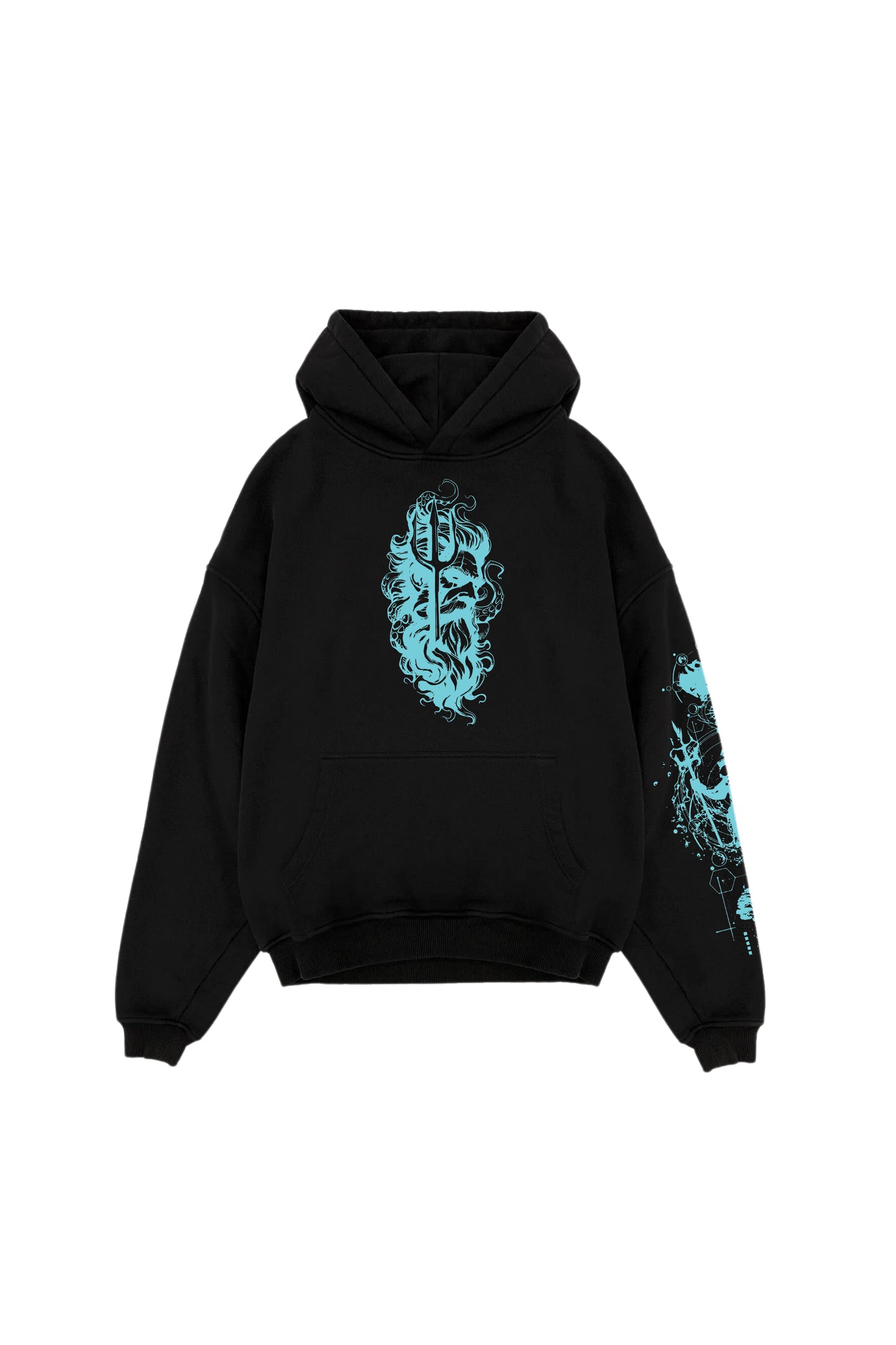 Trident Designed Oversized Hoodie