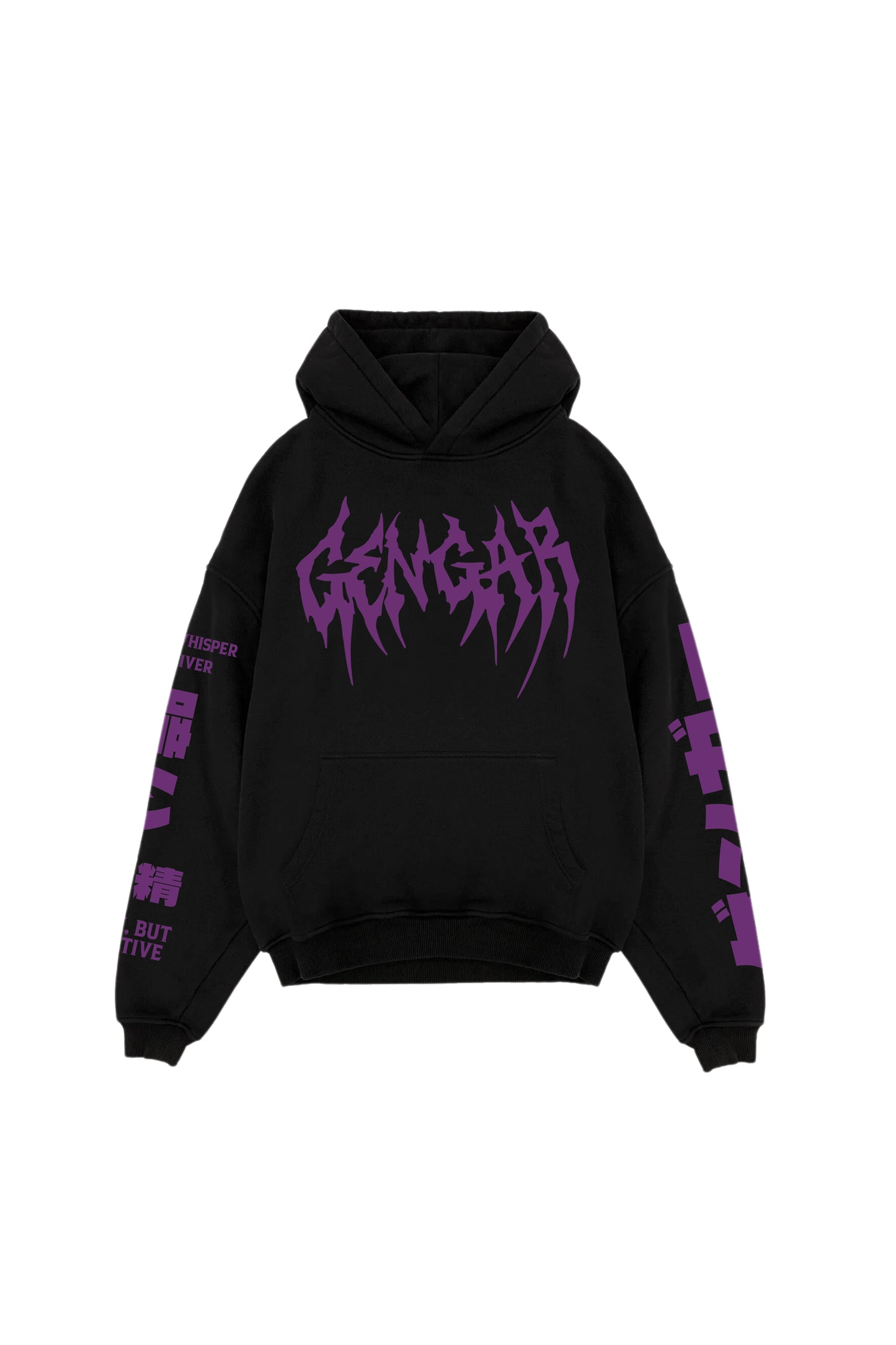 Gengar Designed Oversized Hoodie