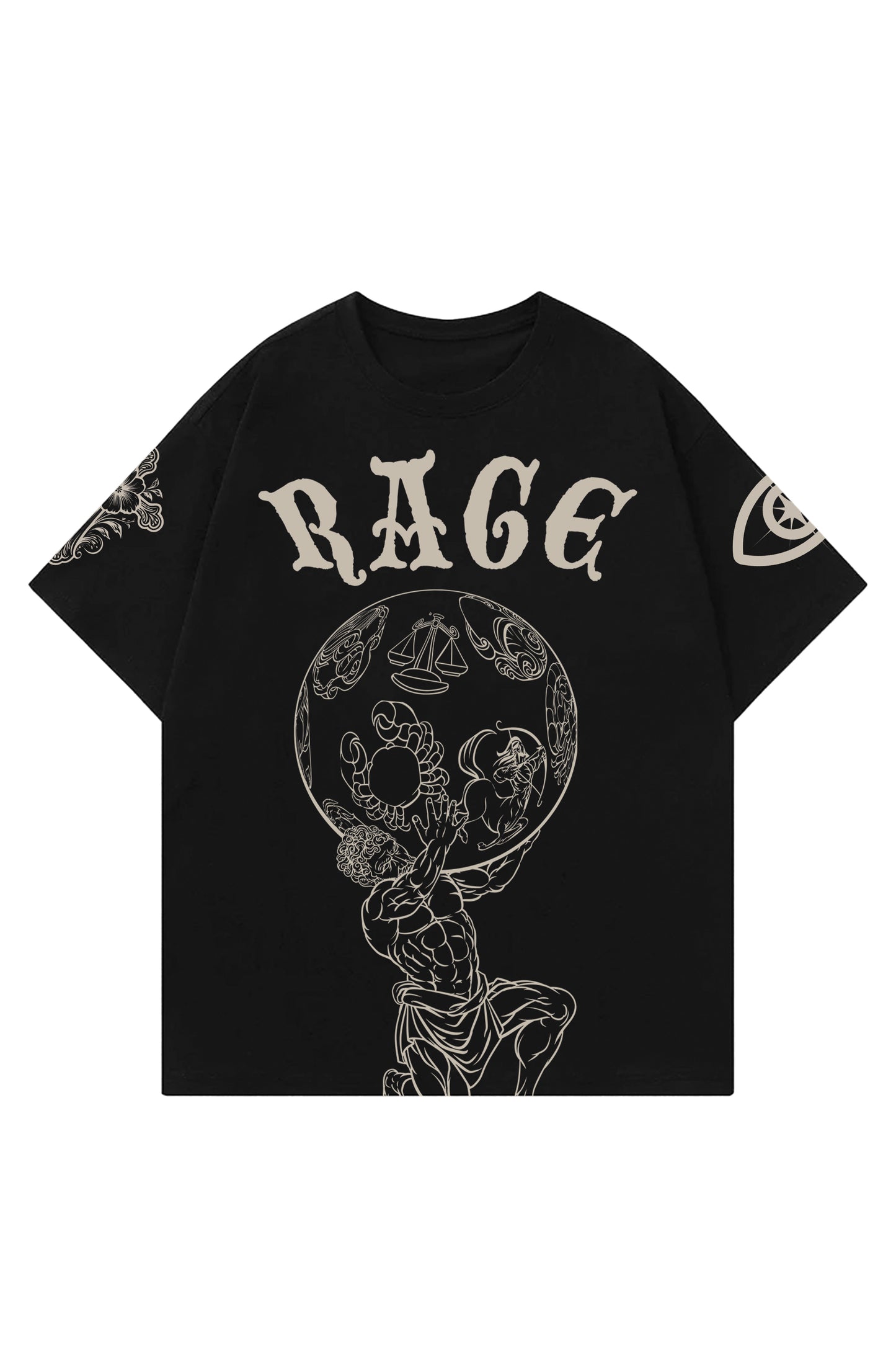 Rage Designed Oversized T-shirt