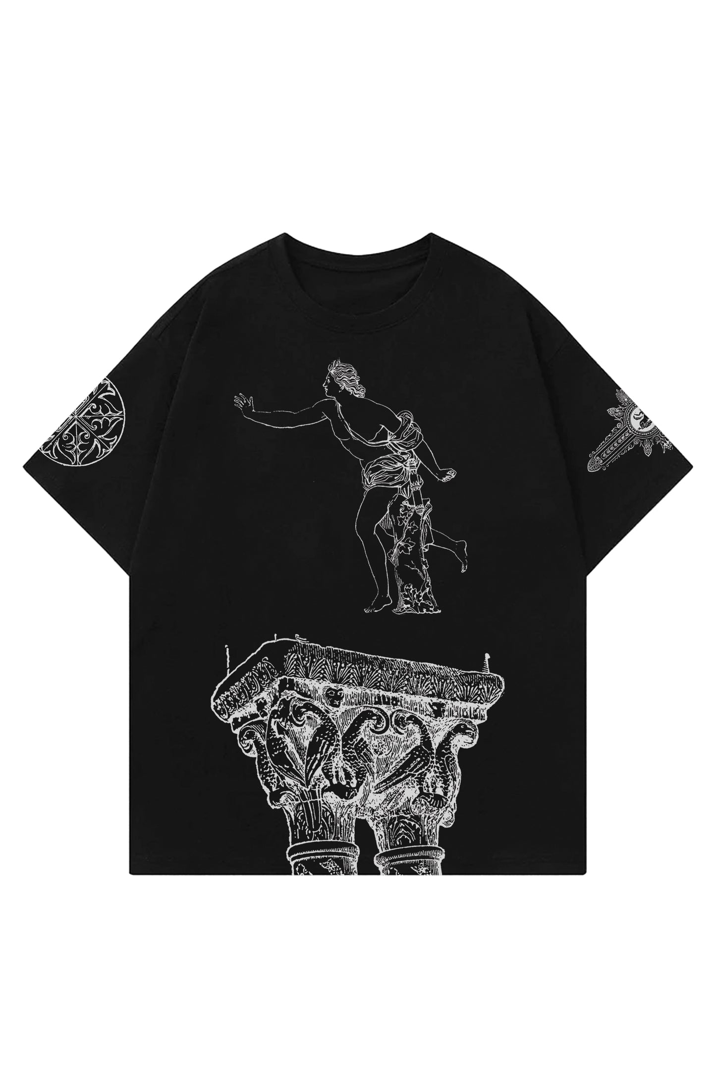 Fallen Angel Designed Oversized T-shirt