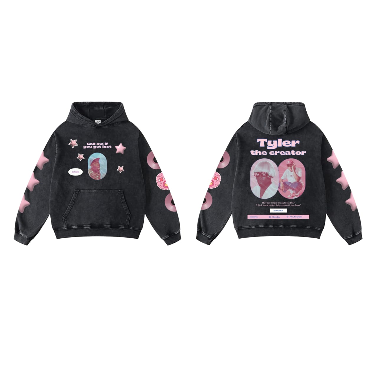 Tyler The Creator Designed Vintage Oversized Hoodie