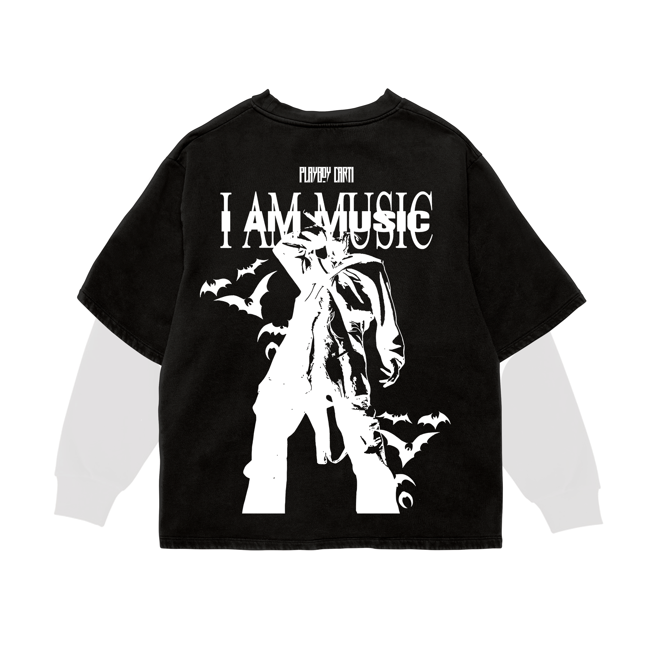 Playboi Carti I AM MUSIC Full Sleeve Oversized Tee