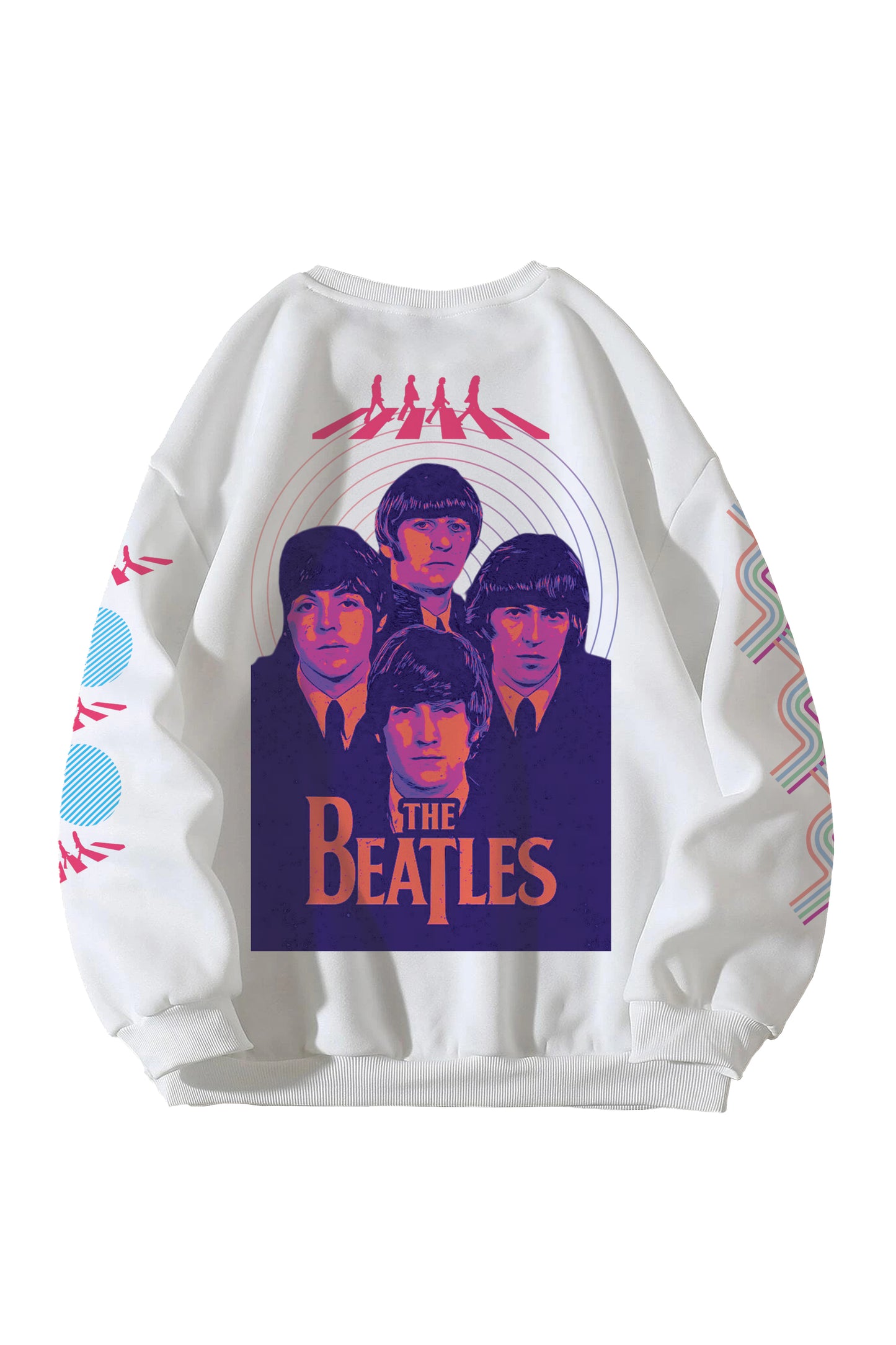 The Beatles Designed Oversized Sweatshirt