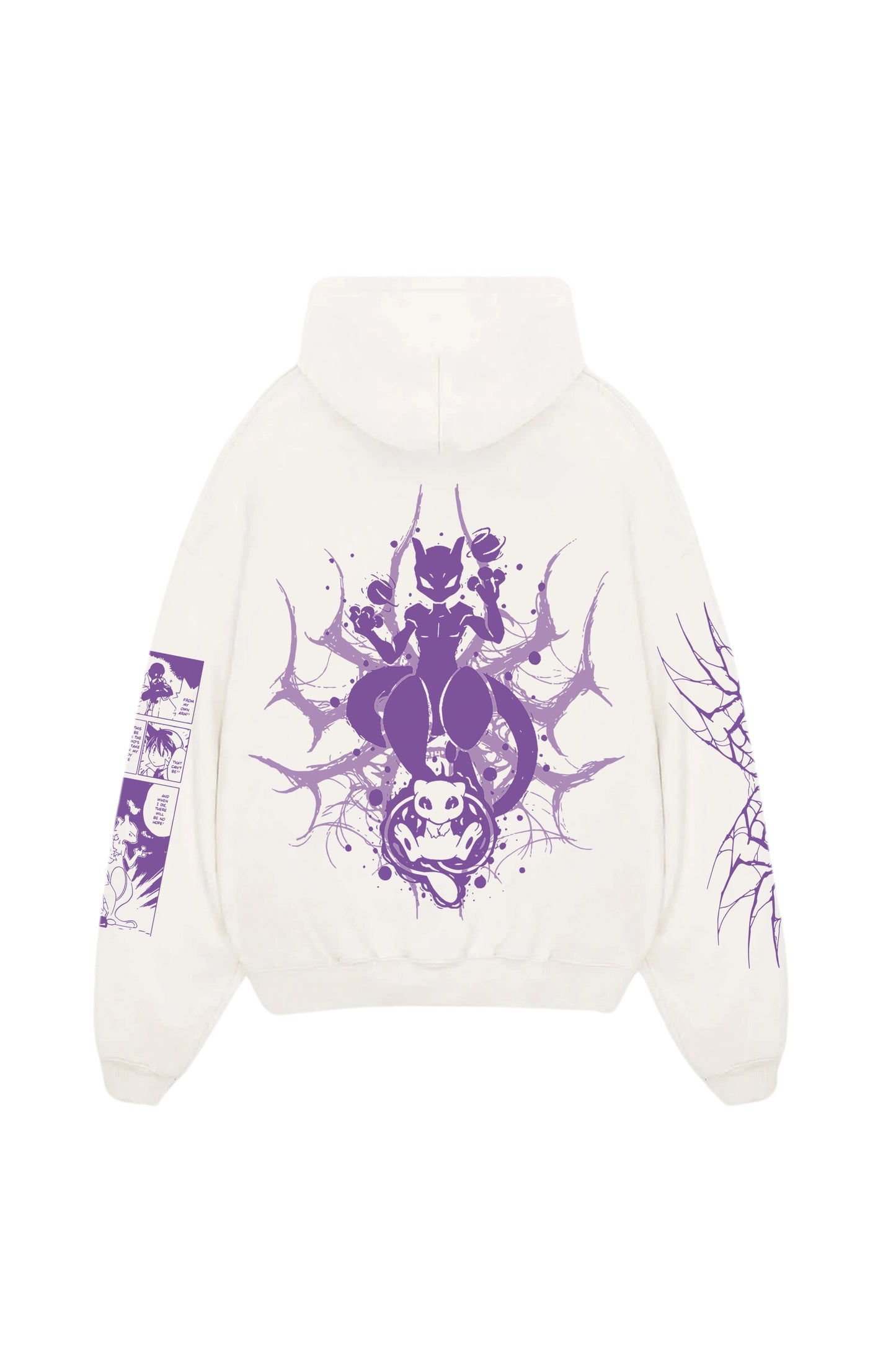 Mewtwo Designed Oversized Hoodie