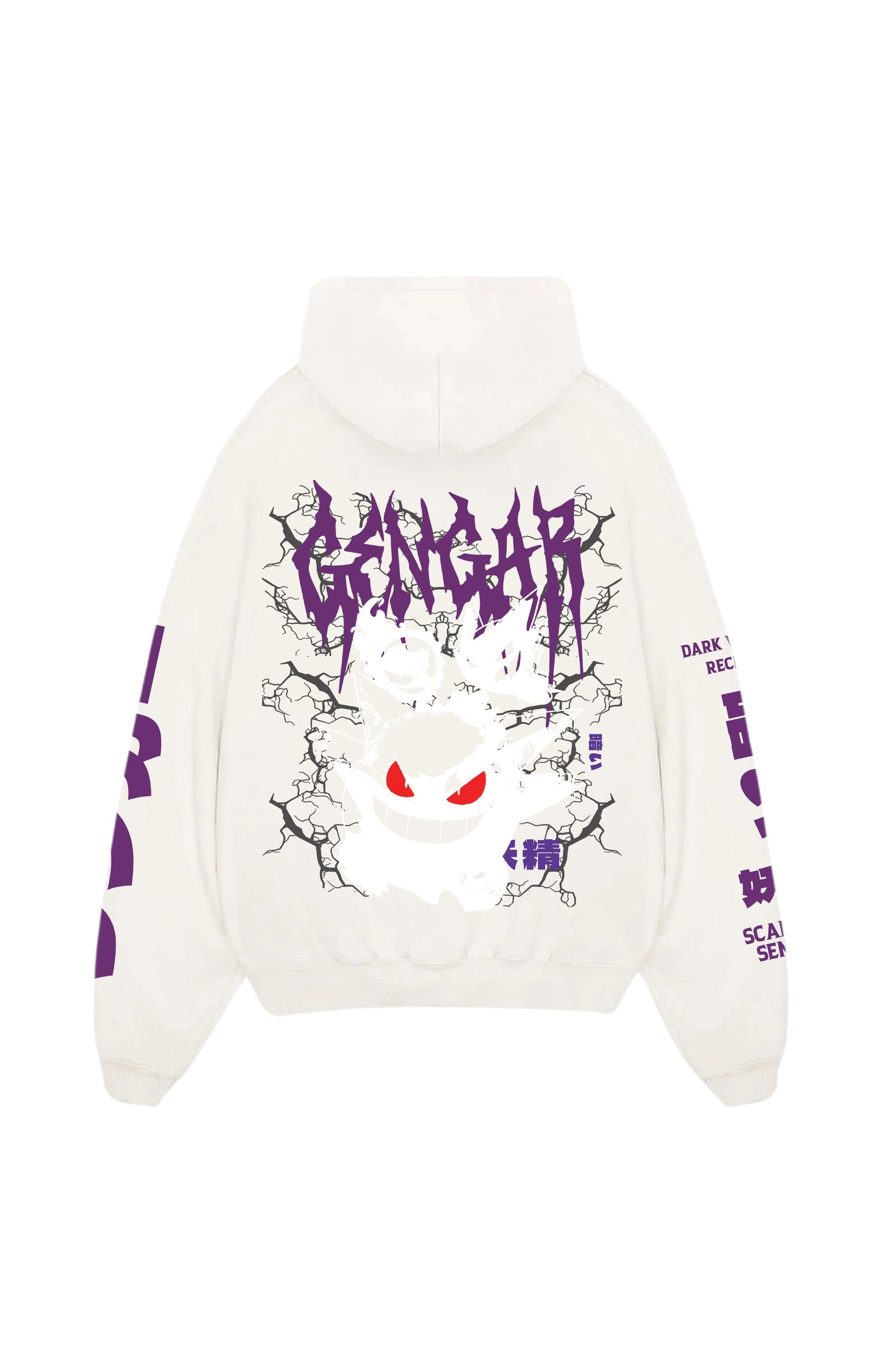 Gengar Designed Oversized Hoodie