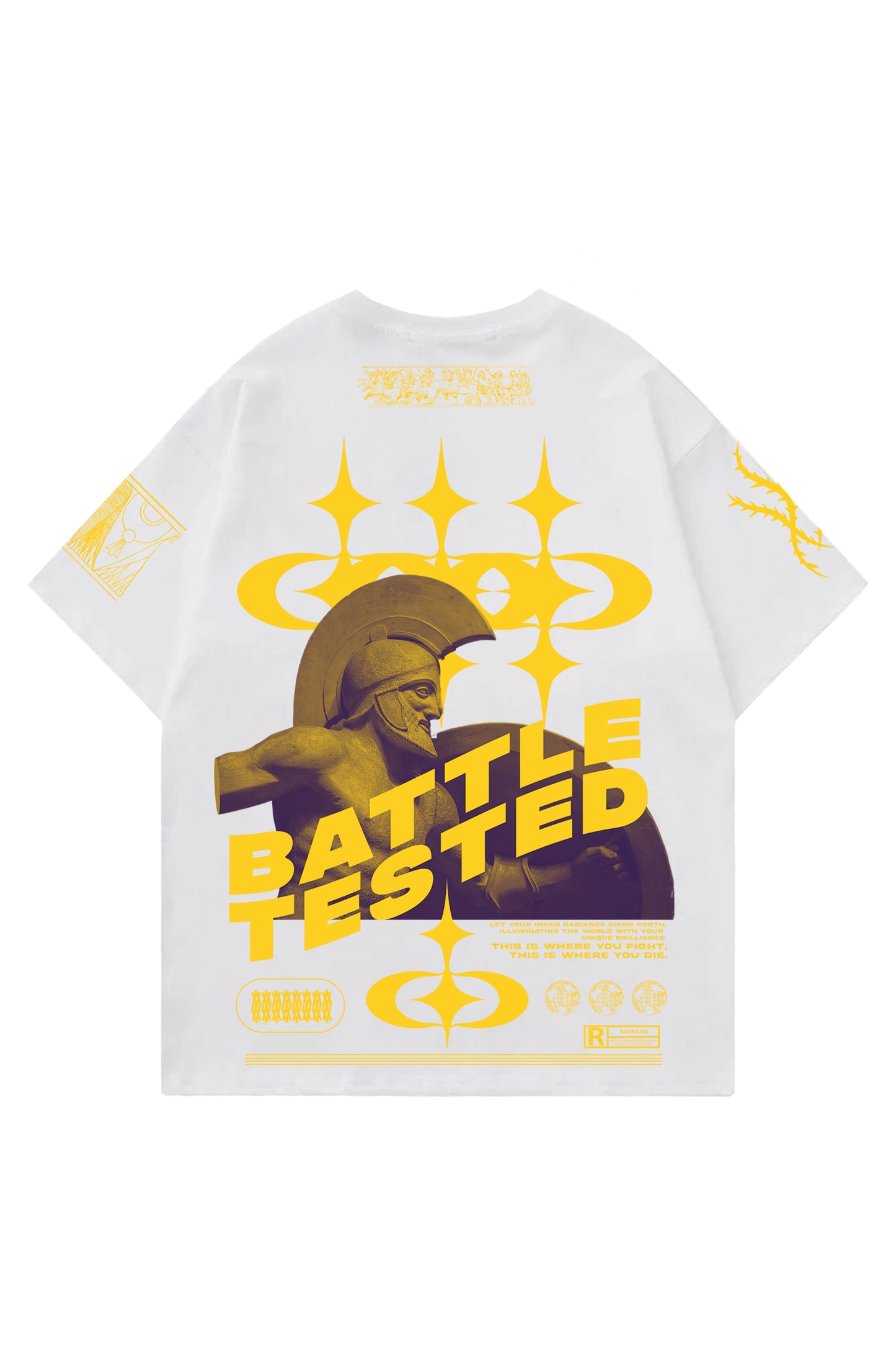 Battle Tested Designed Oversized T-shirt