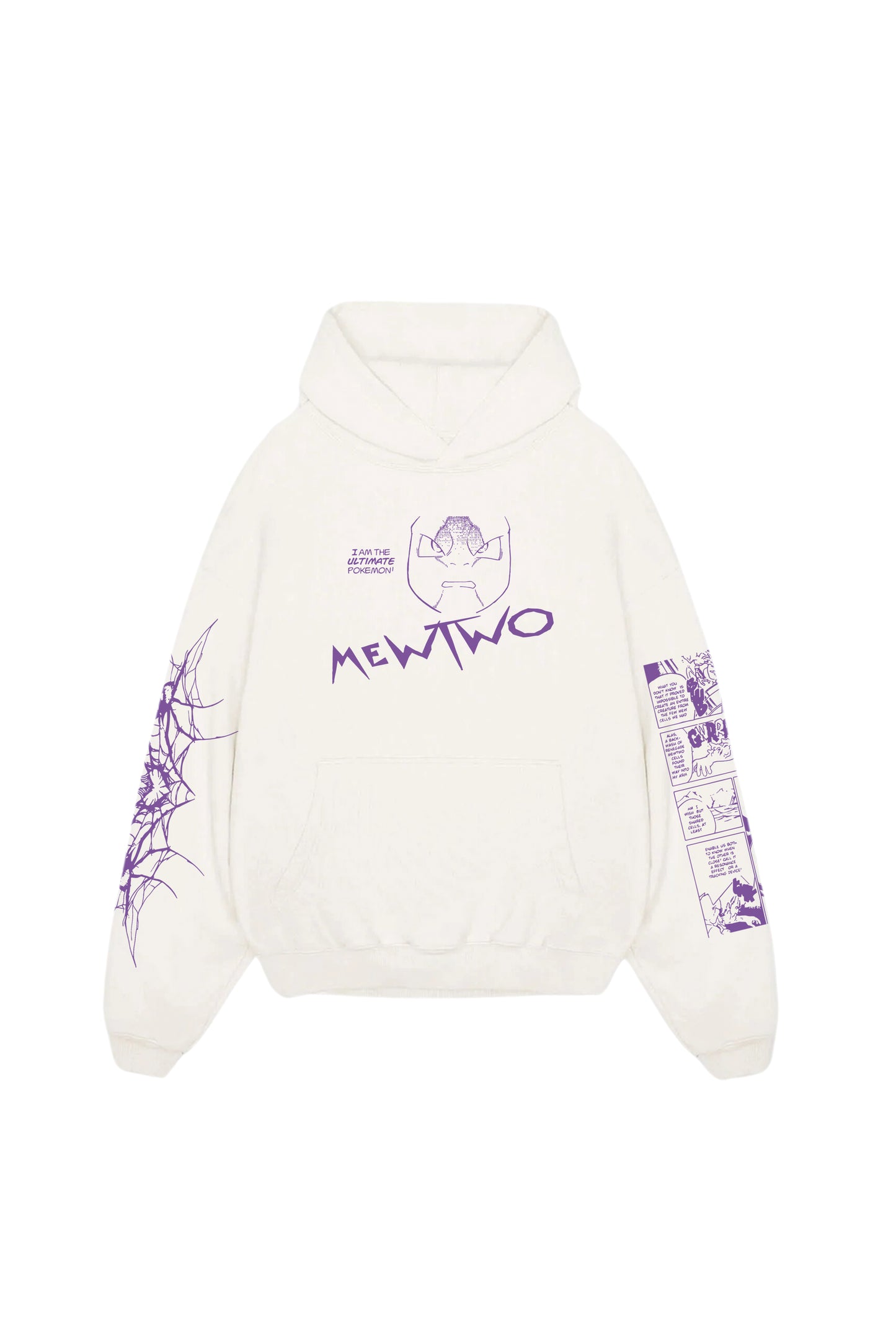 Mewtwo Designed Oversized Hoodie