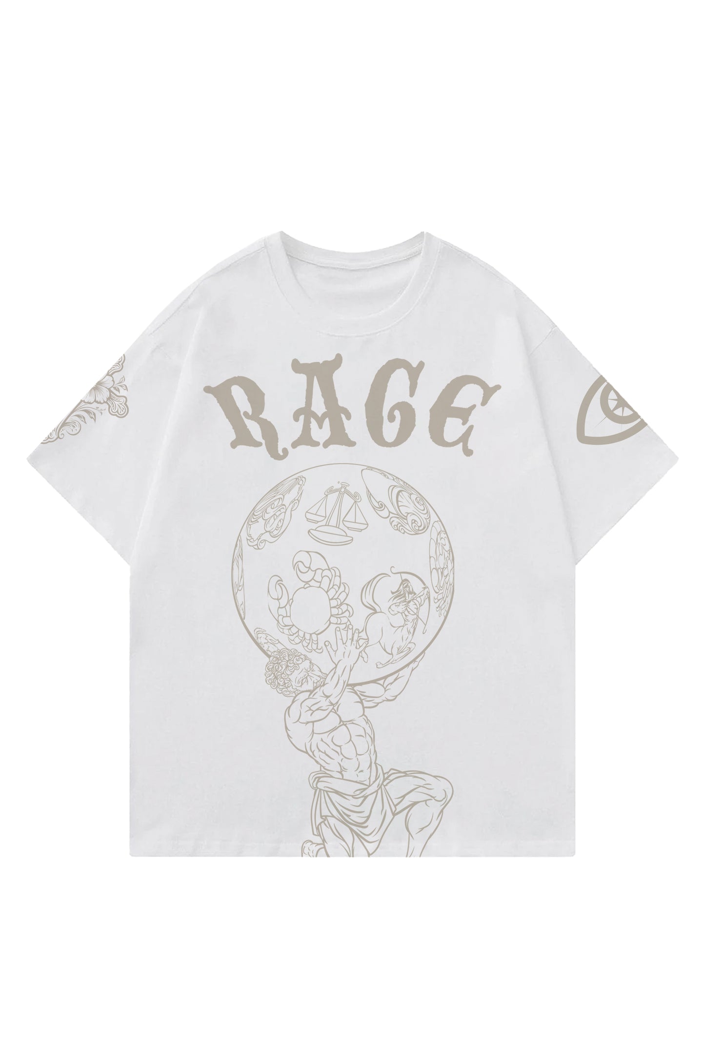 Rage Designed Oversized T-shirt