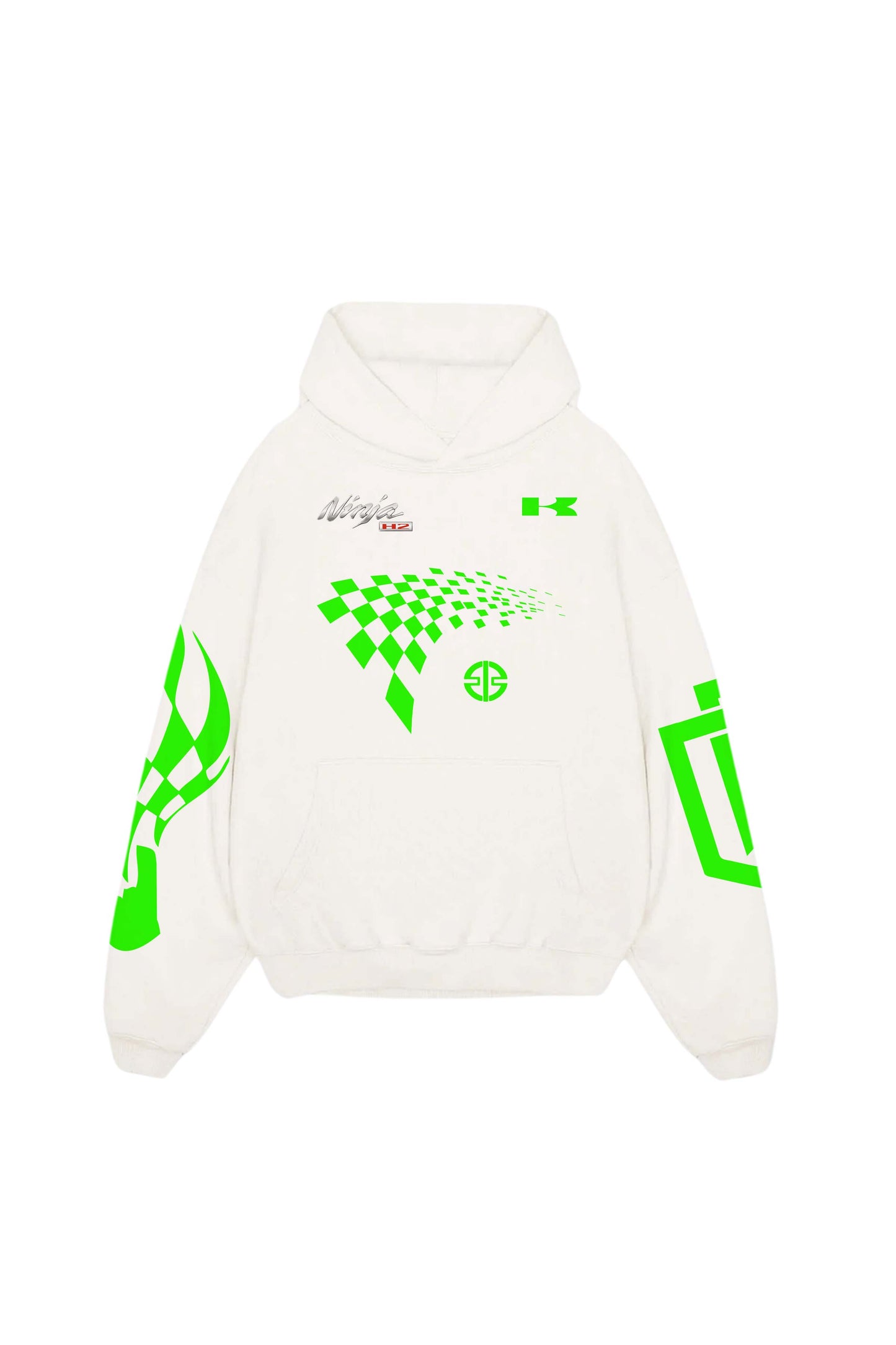 H2R Kawasaki Designed Oversized Hoodie