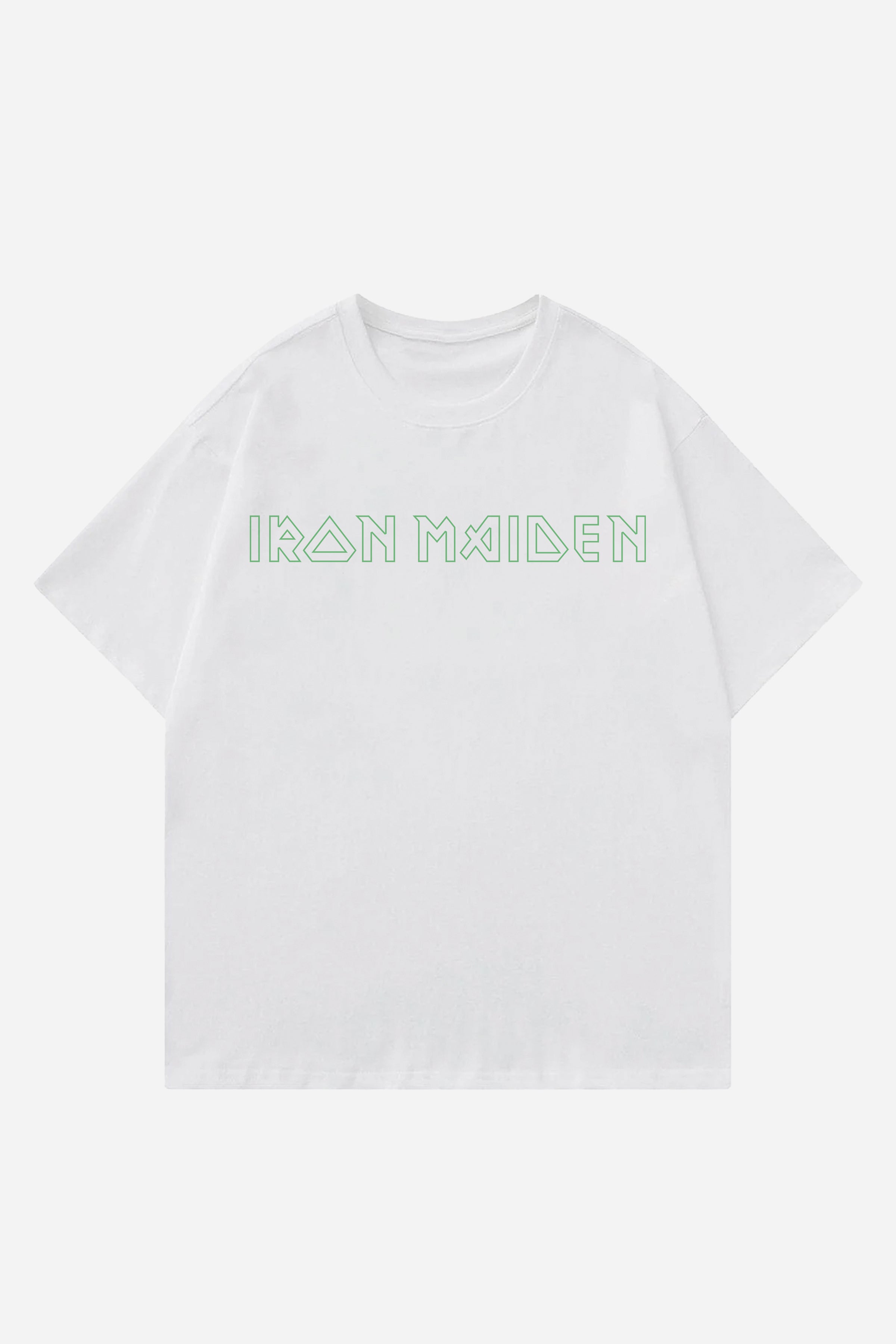 Iron Maiden Designed Oversized T-shirt