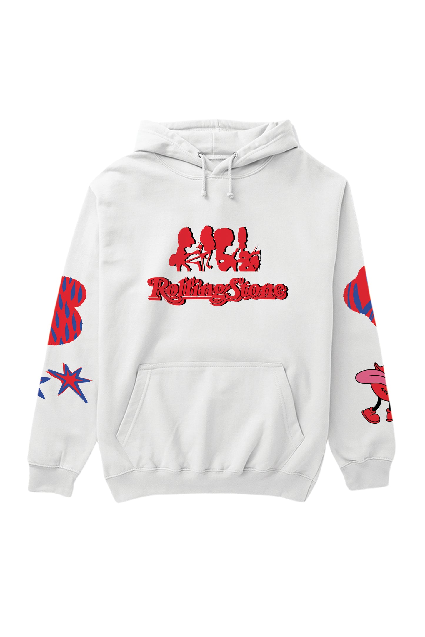 Rolling Stones Designed Oversized Hoodie