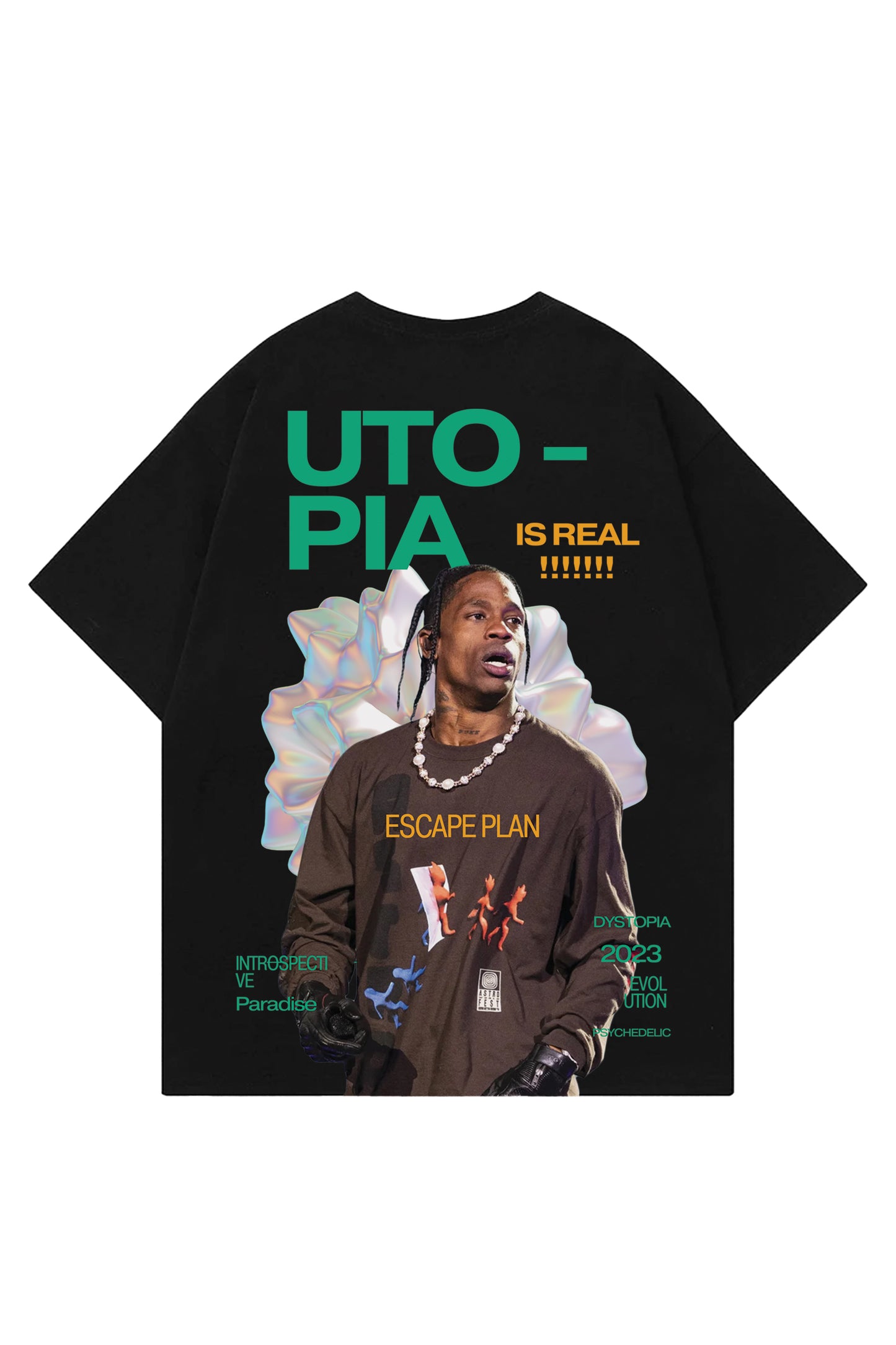 Utopia Designed Oversized T-shirt