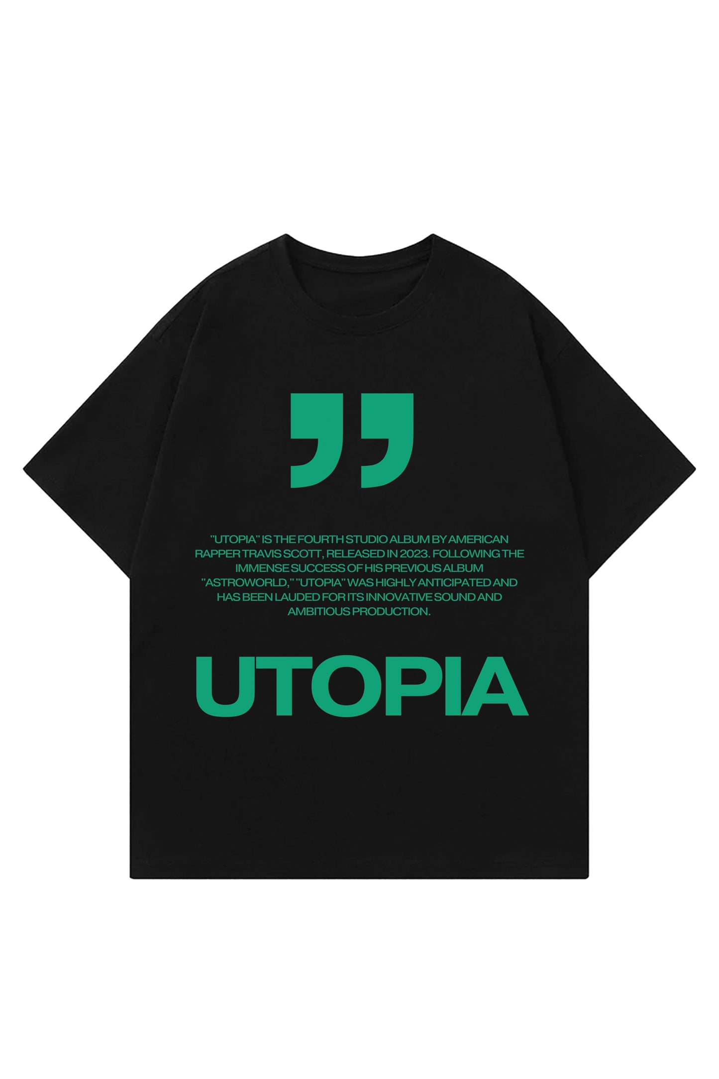 Utopia Designed Oversized T-shirt