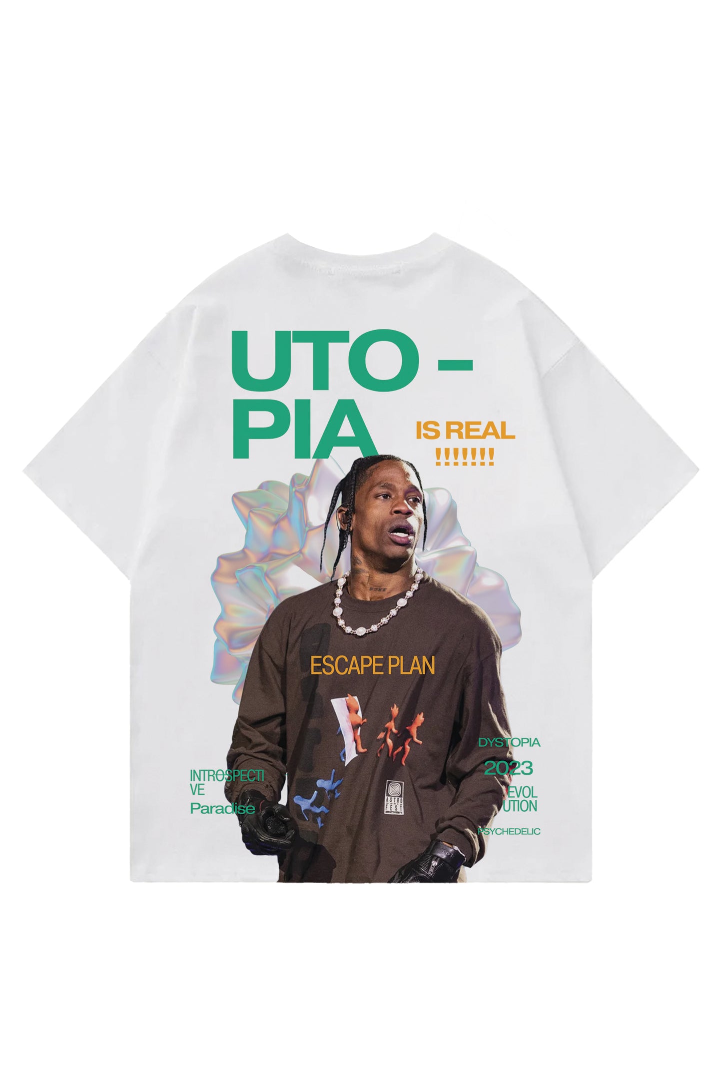 Utopia Designed Oversized T-shirt