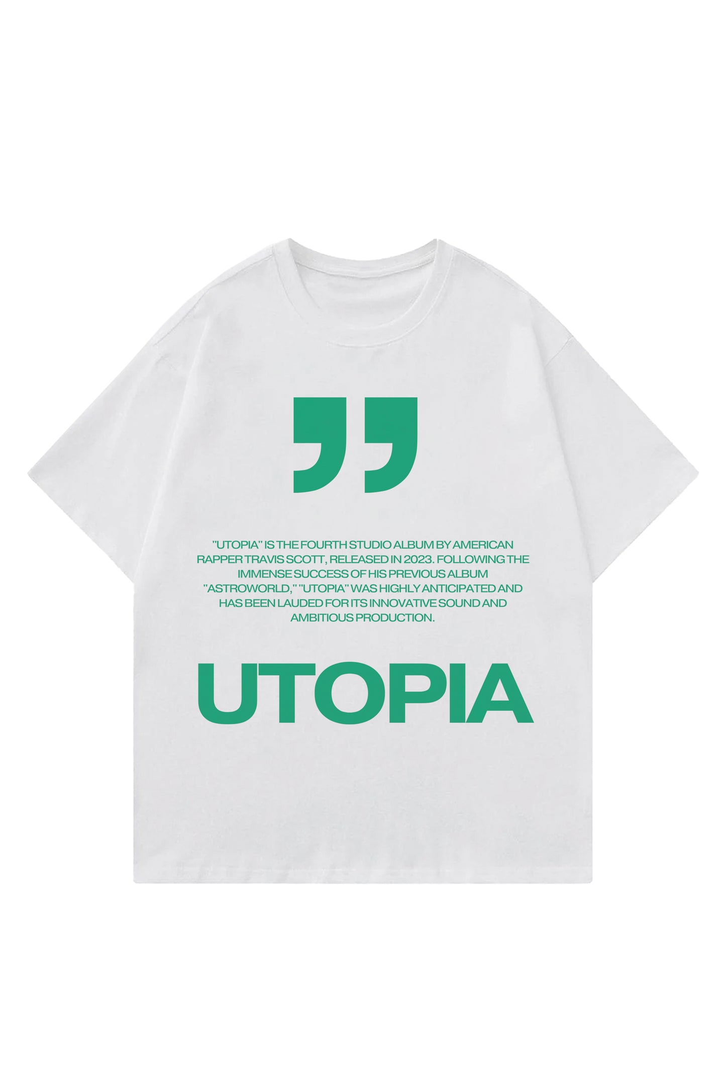 Utopia Designed Oversized T-shirt